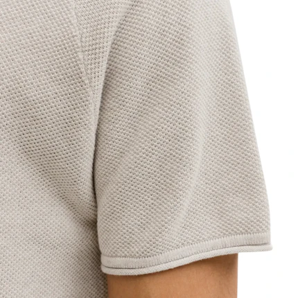 Polo Jack & Jones beige con scollo a V - Image 4