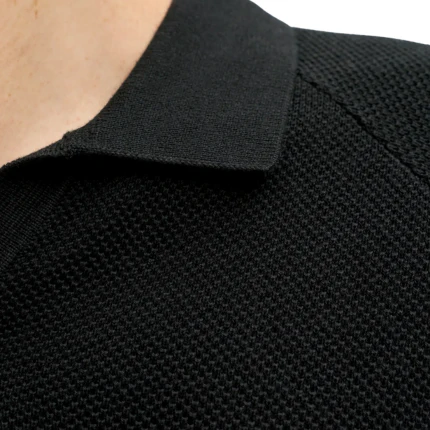 Polo Jack & Jones nera con scollo a V - Image 3