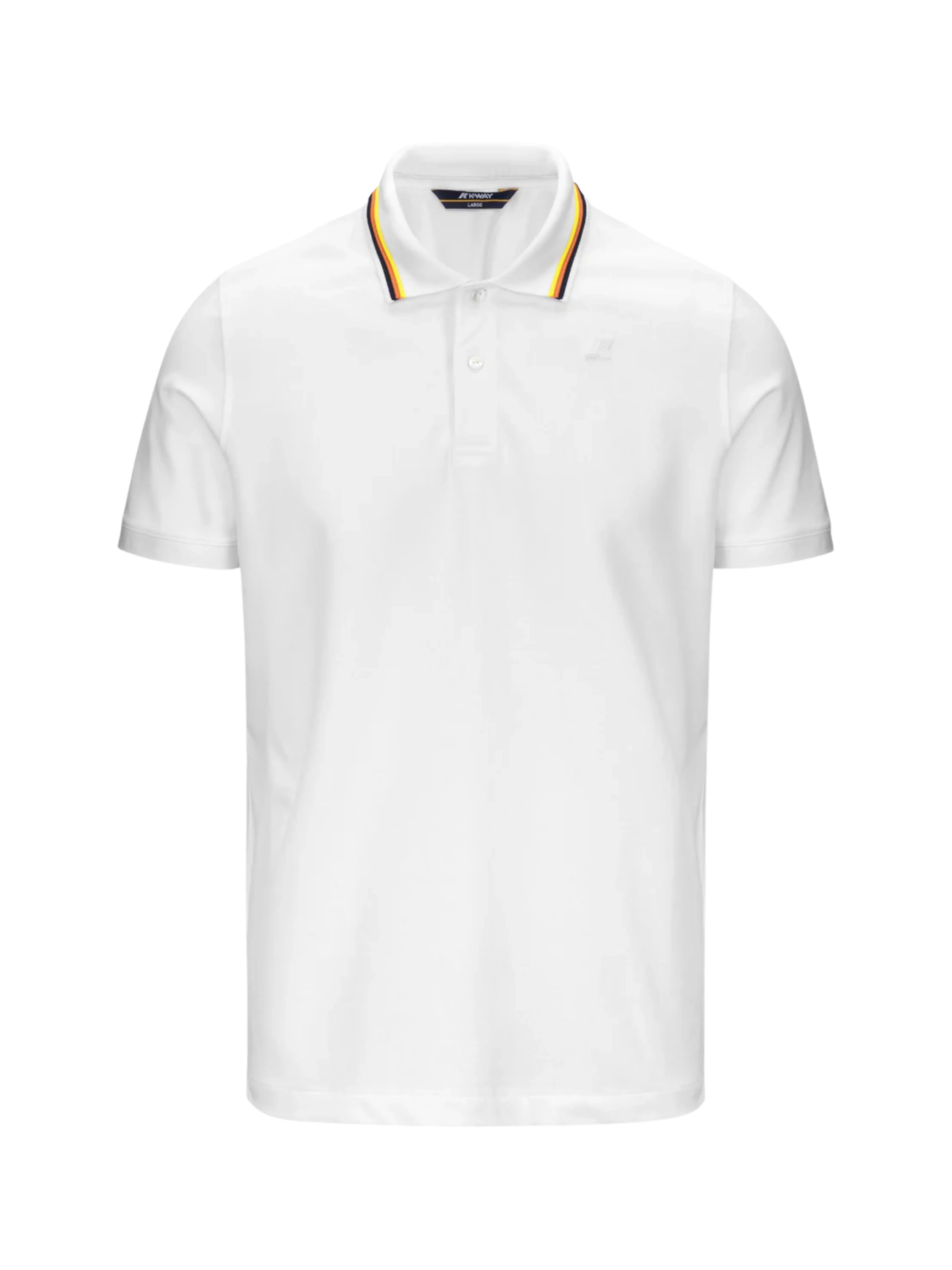 Polo "Jud Pique" K-Way bianco