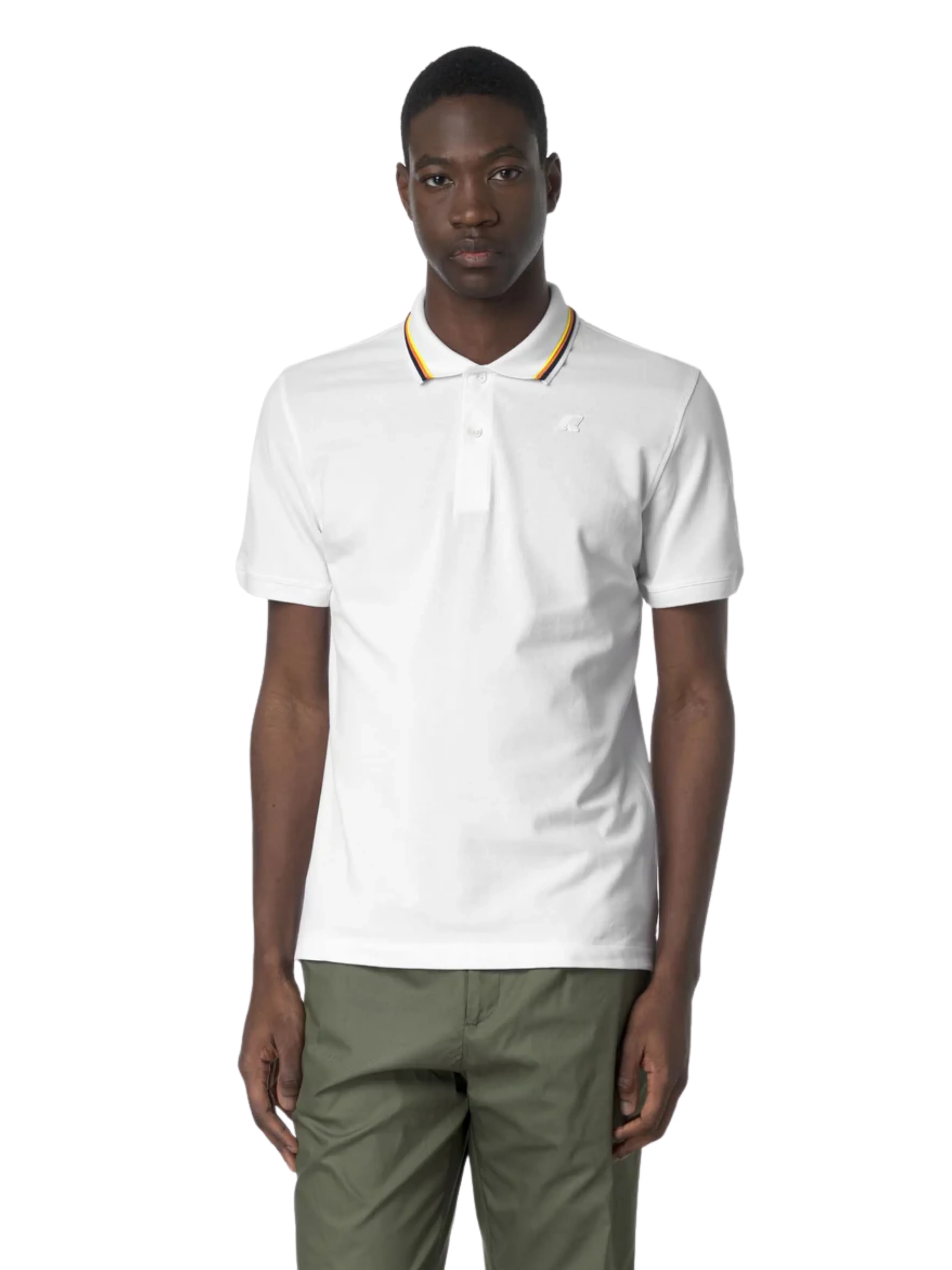 Polo "Jud Pique" K-Way bianco - Image 2