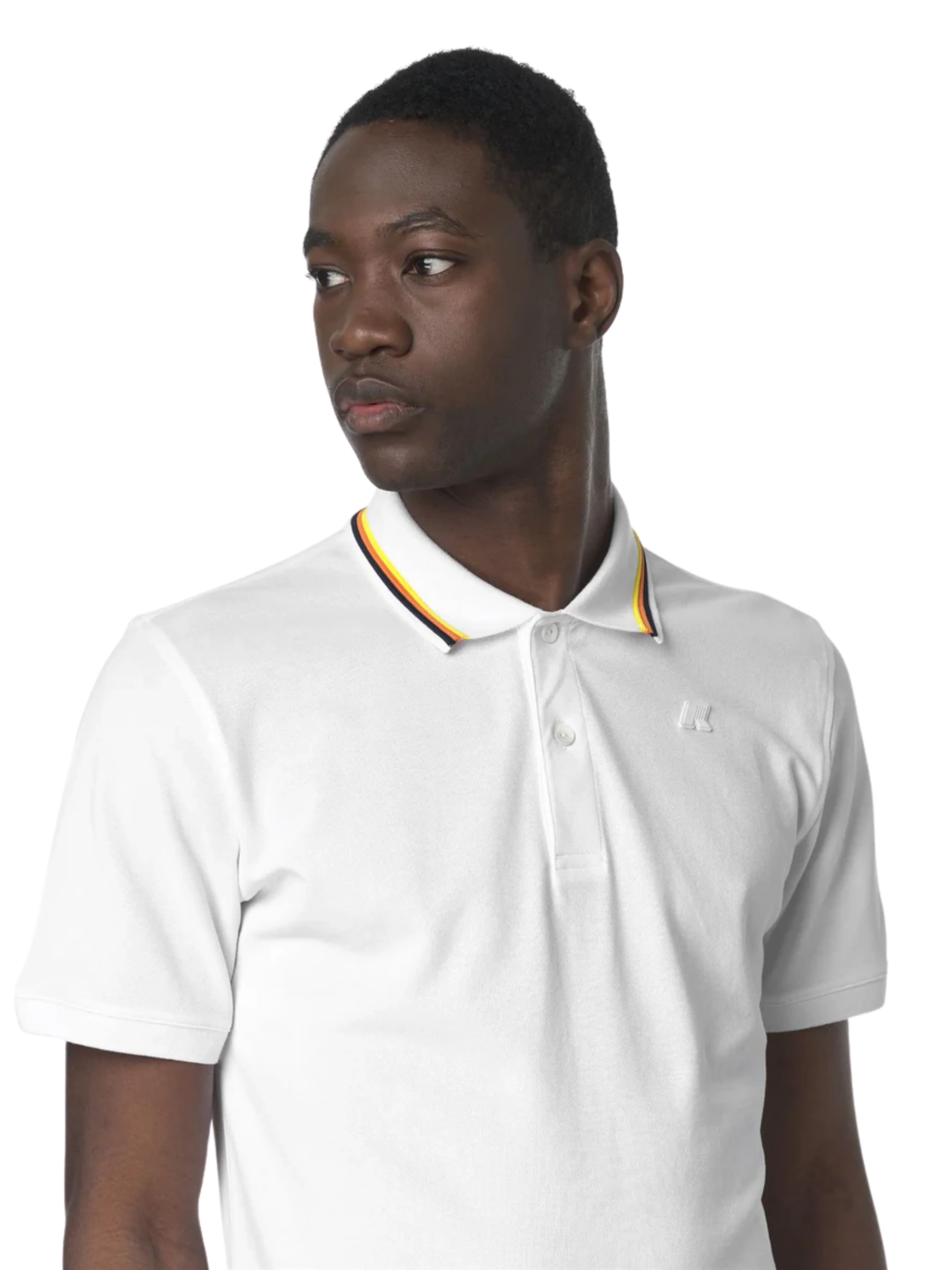 Polo "Jud Pique" K-Way bianco - Image 3