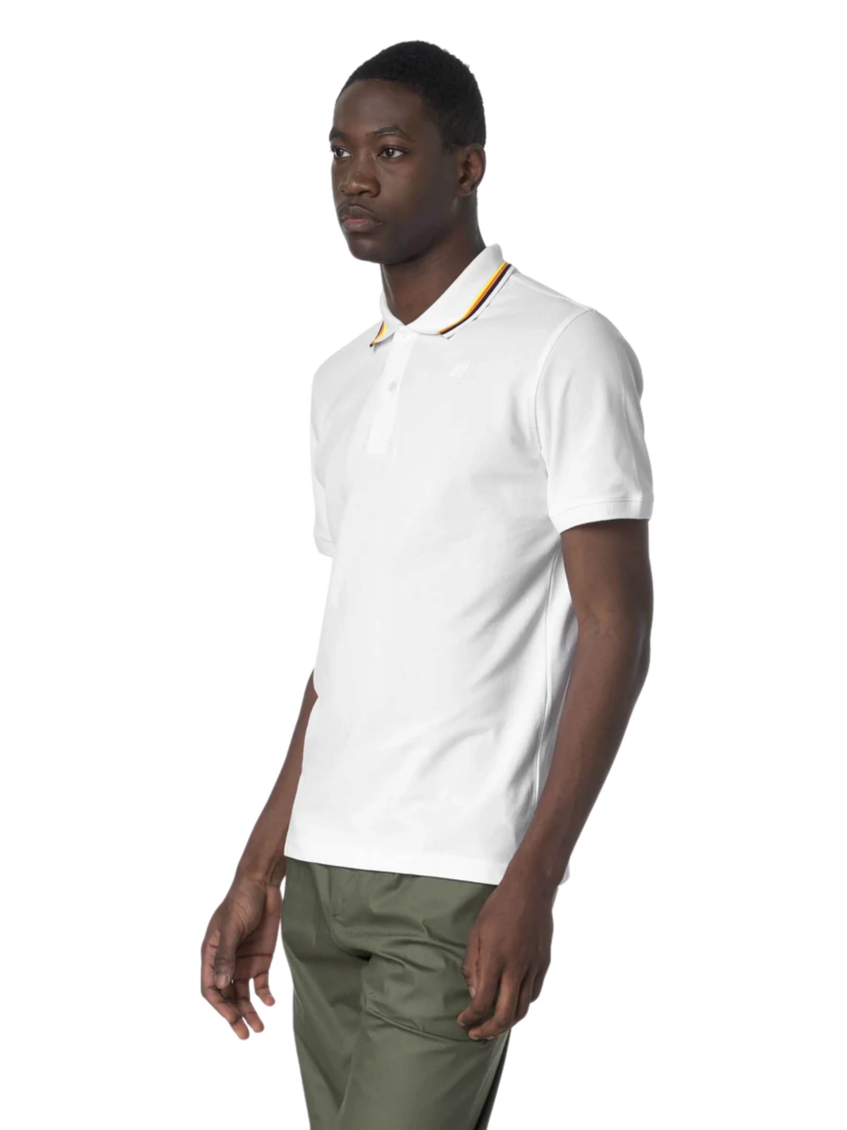 Polo "Jud Pique" K-Way bianco - Image 4