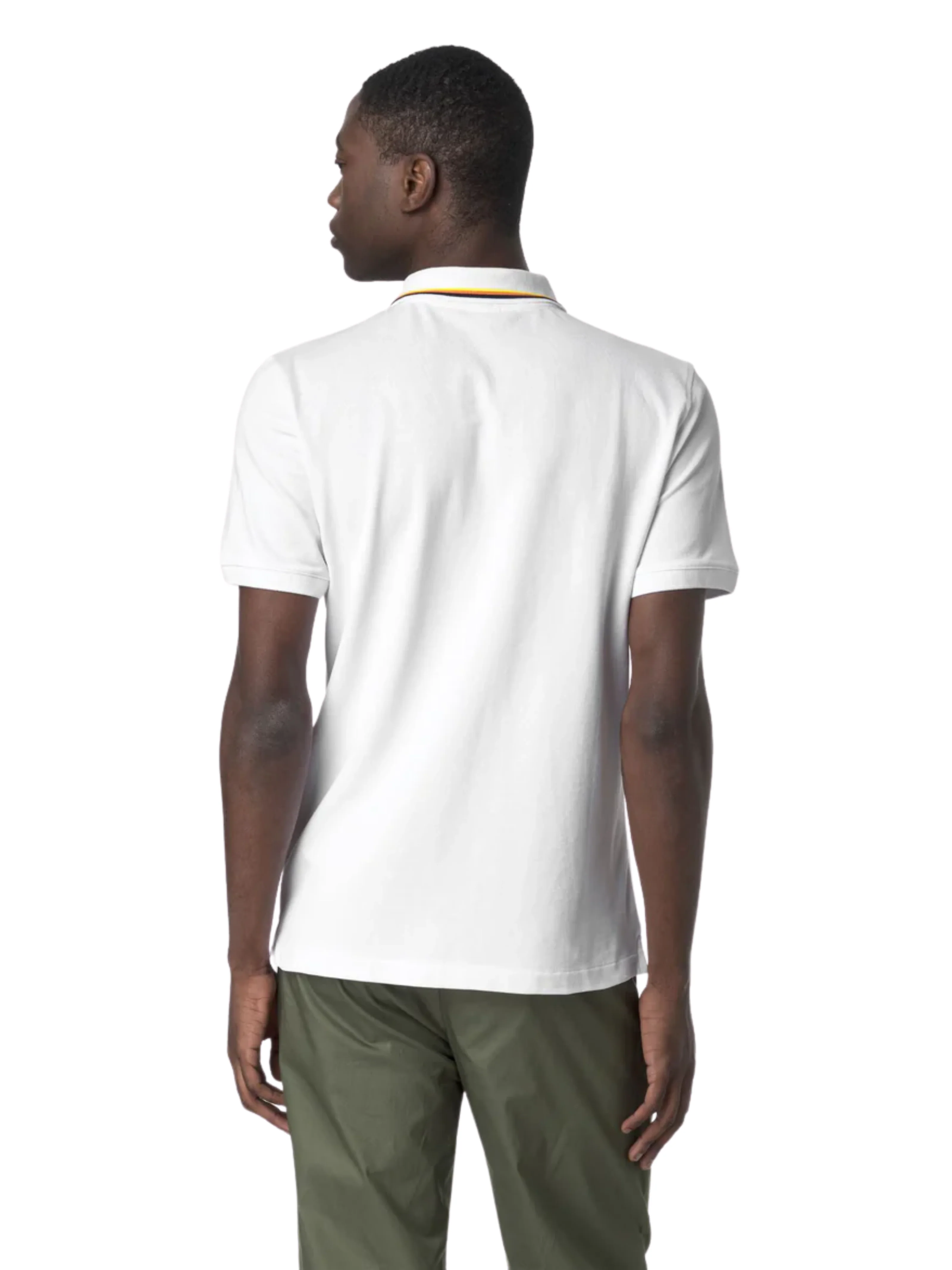 Polo "Jud Pique" K-Way bianco - Image 5