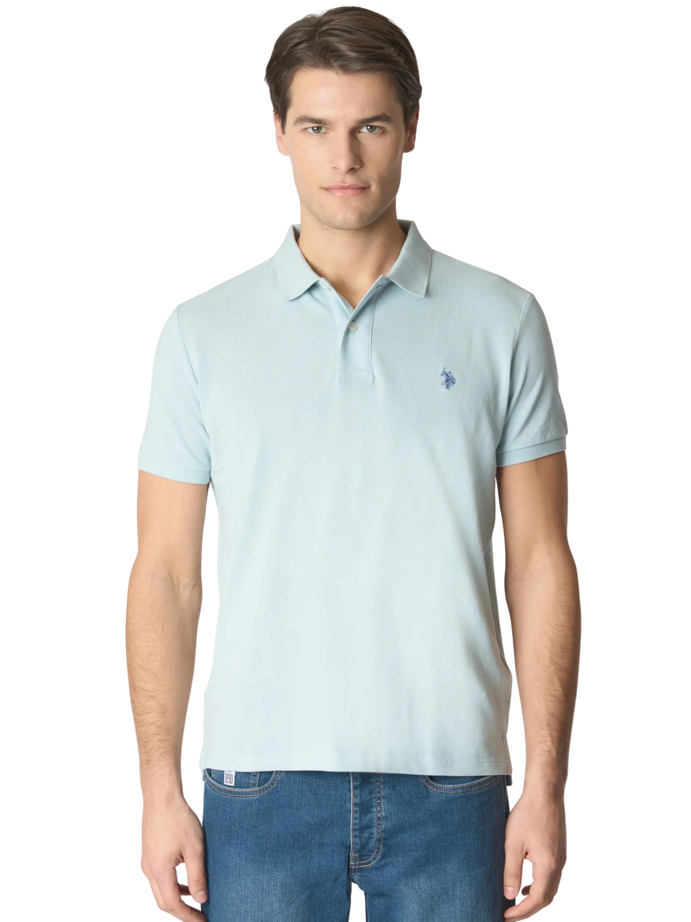 Polo "King" U.S. Polo azzurro - Image 2