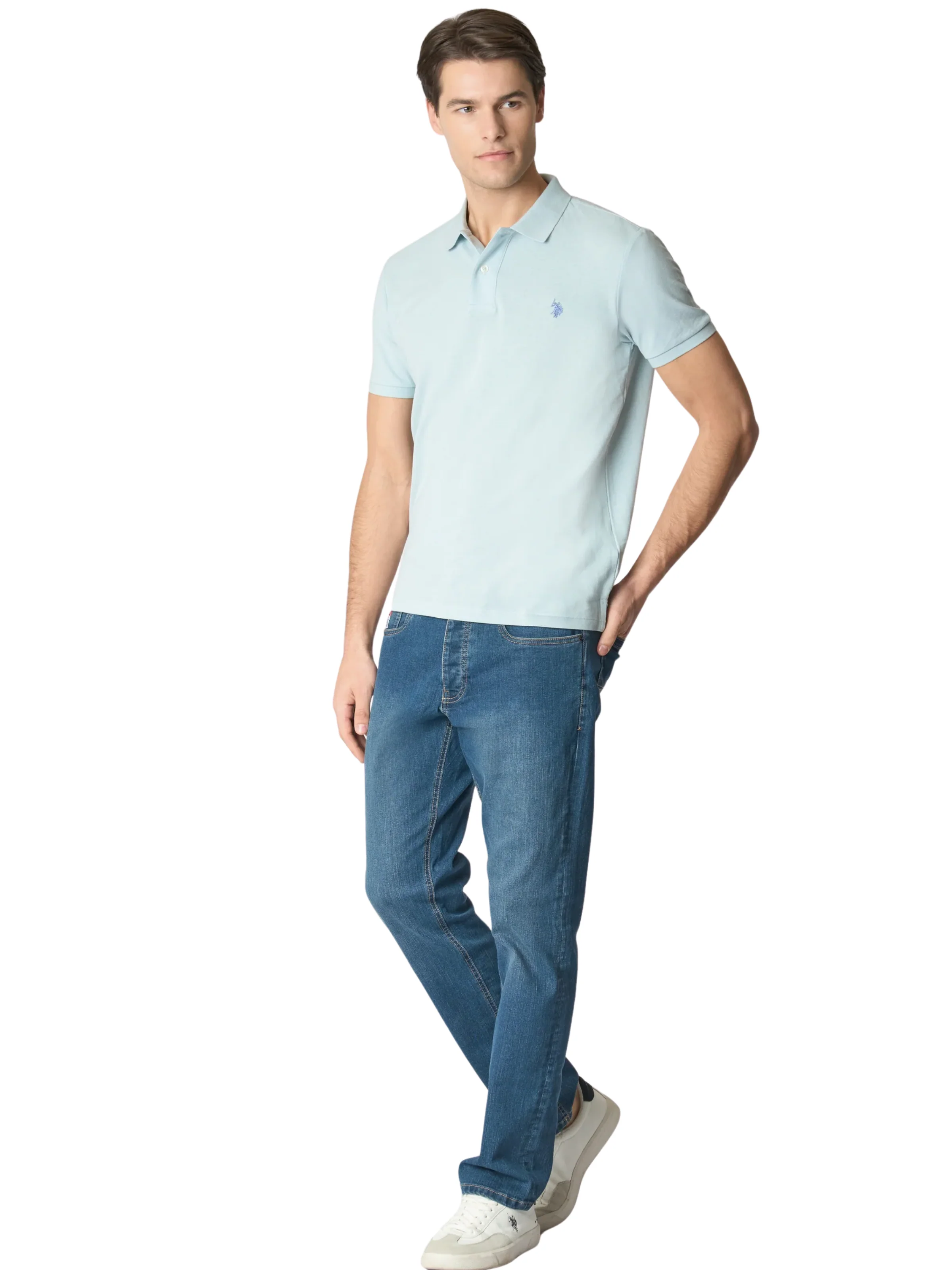 Polo "King" U.S. Polo azzurro - Image 5