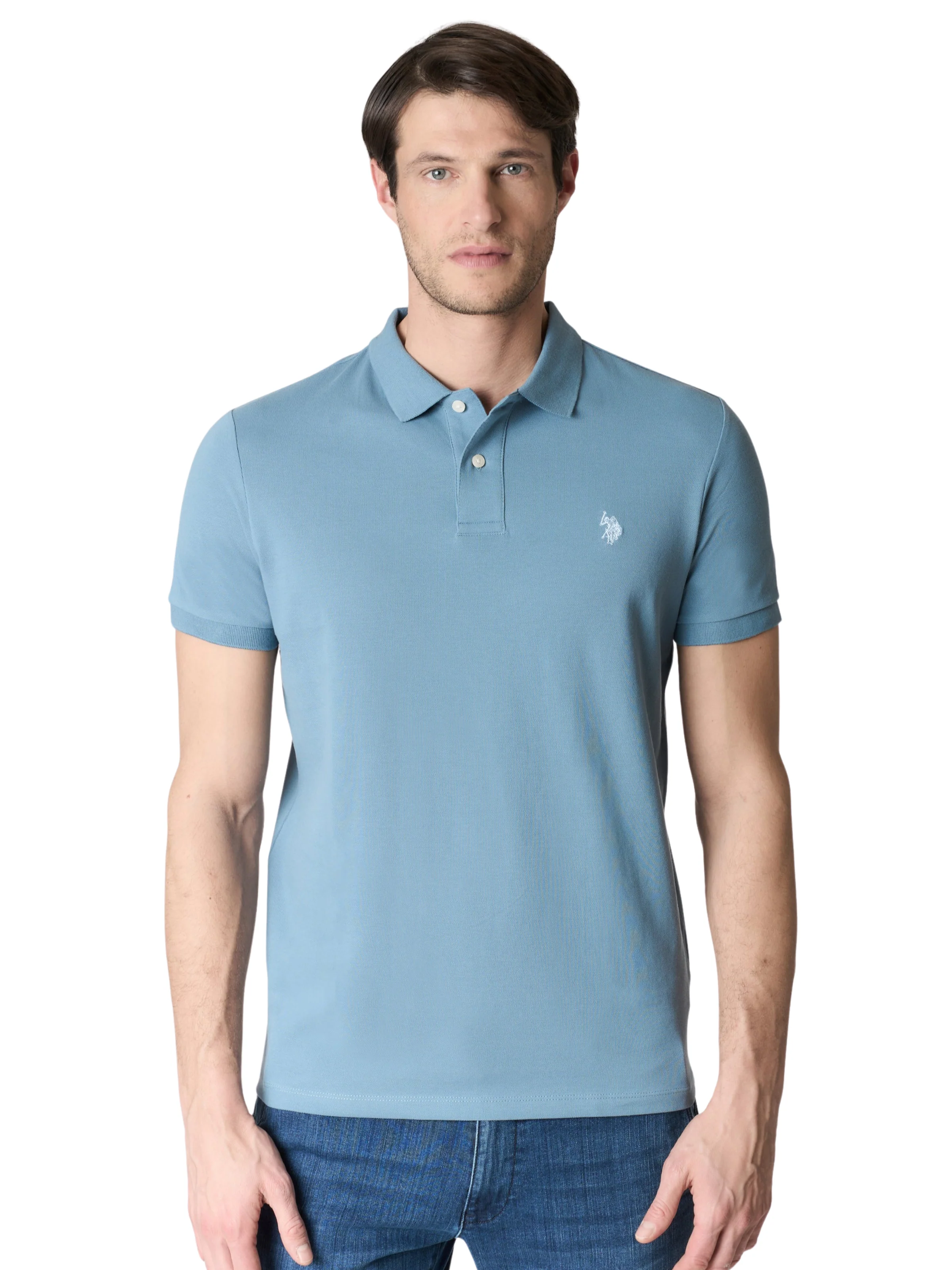 Polo "King" U.S. Polo azzurro - Image 2