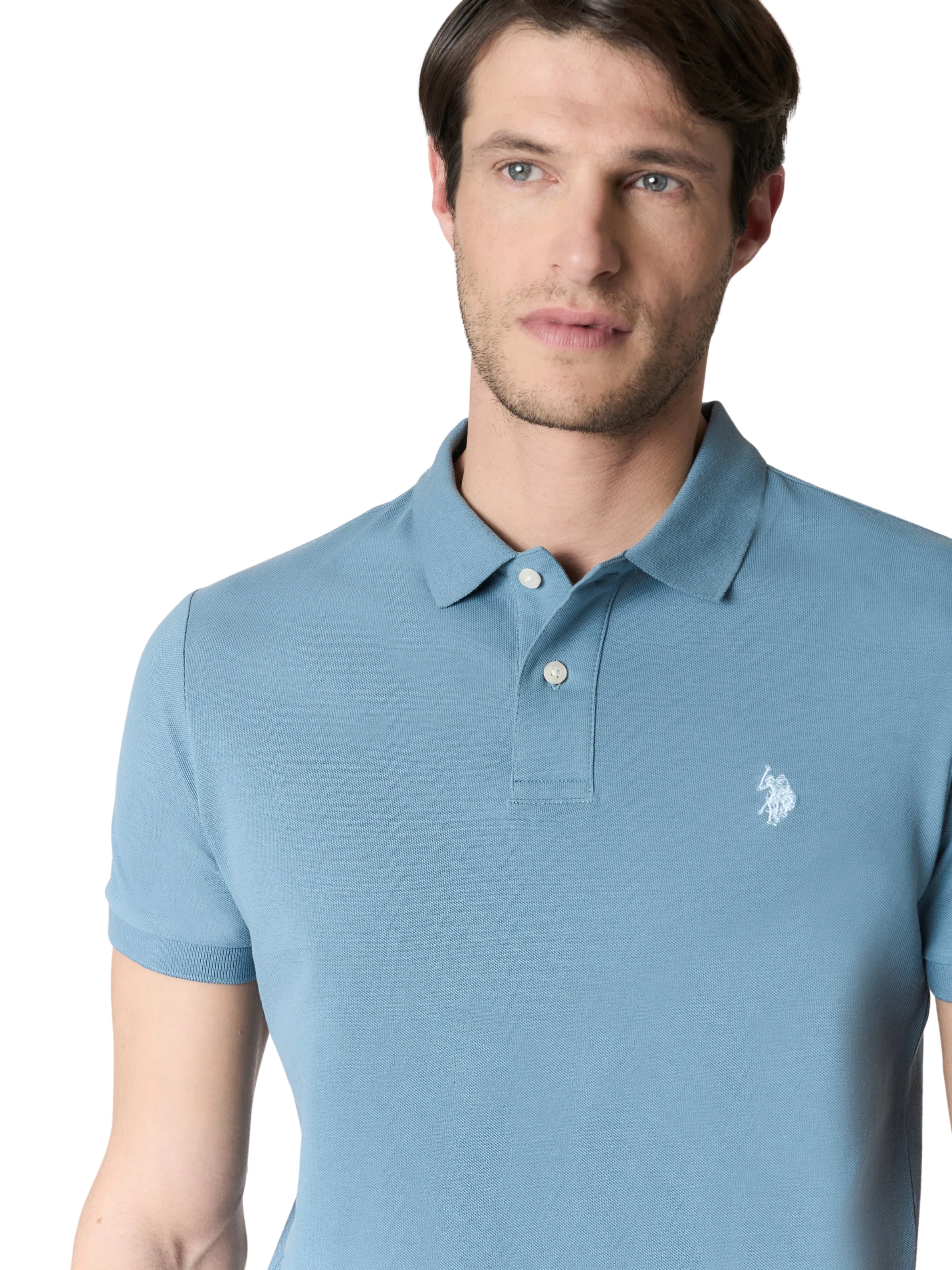Polo "King" U.S. Polo azzurro - Image 3