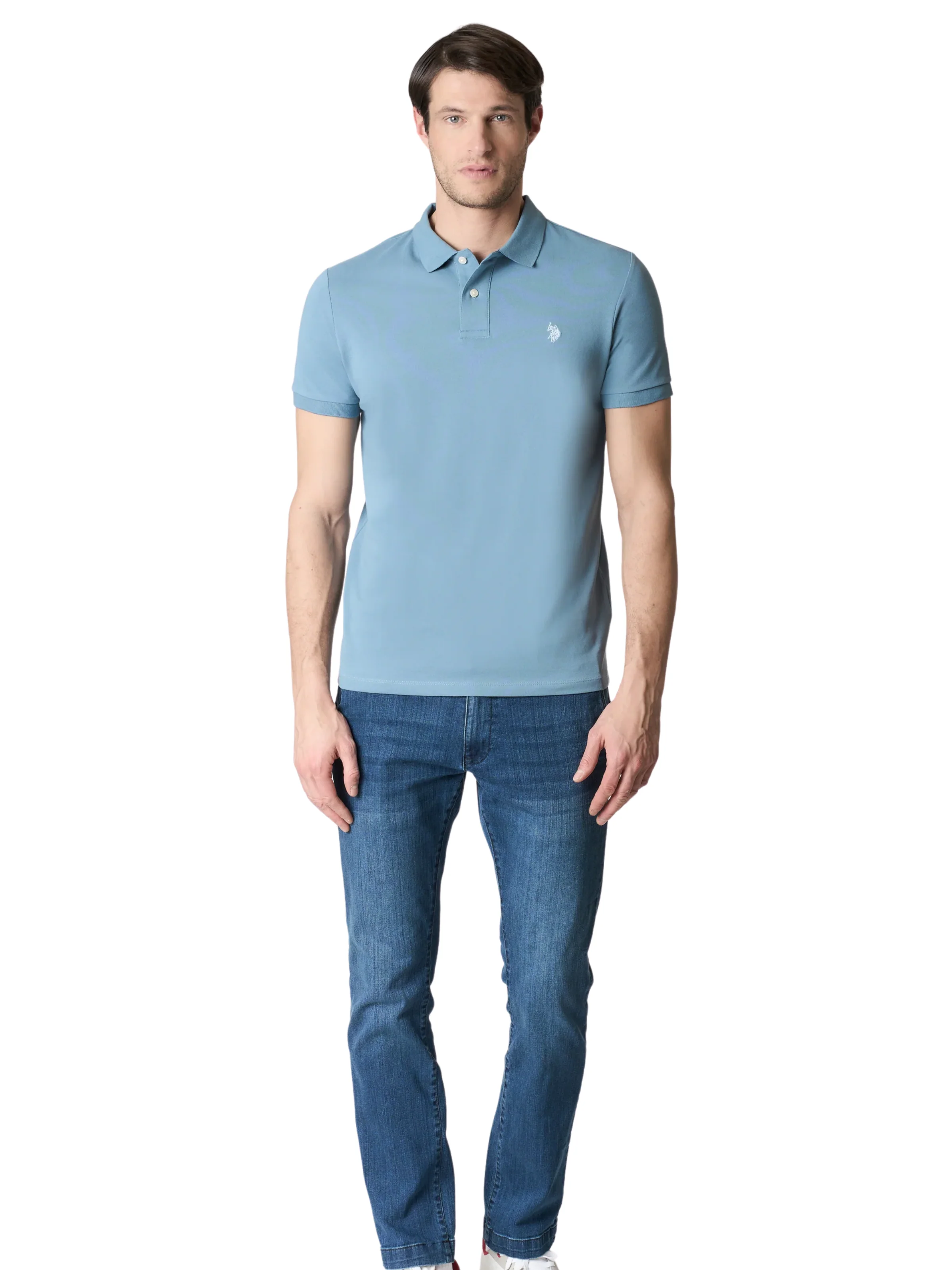 Polo "King" U.S. Polo azzurro - Image 5
