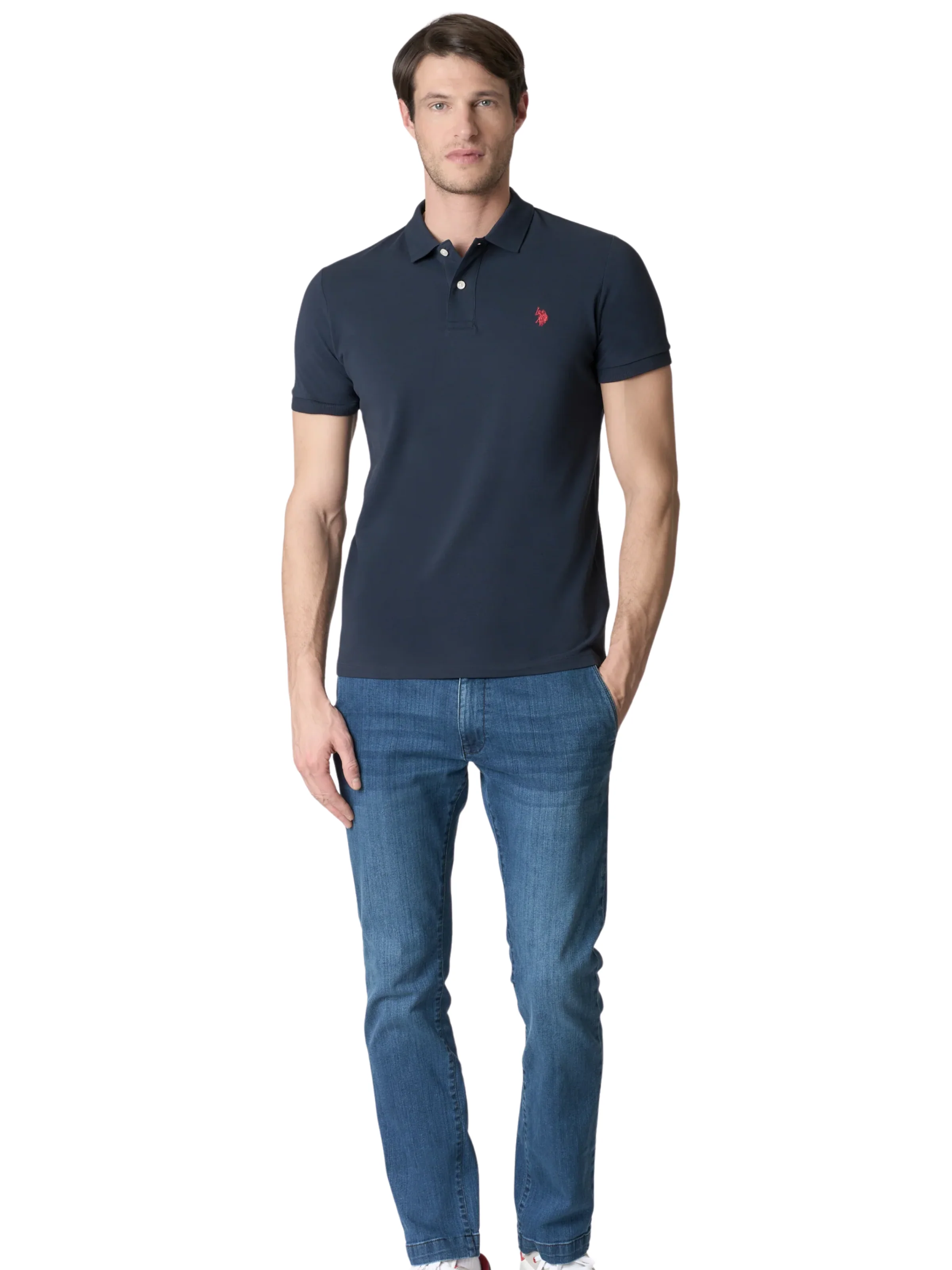 Polo "King" U.S. Polo blu - Image 5
