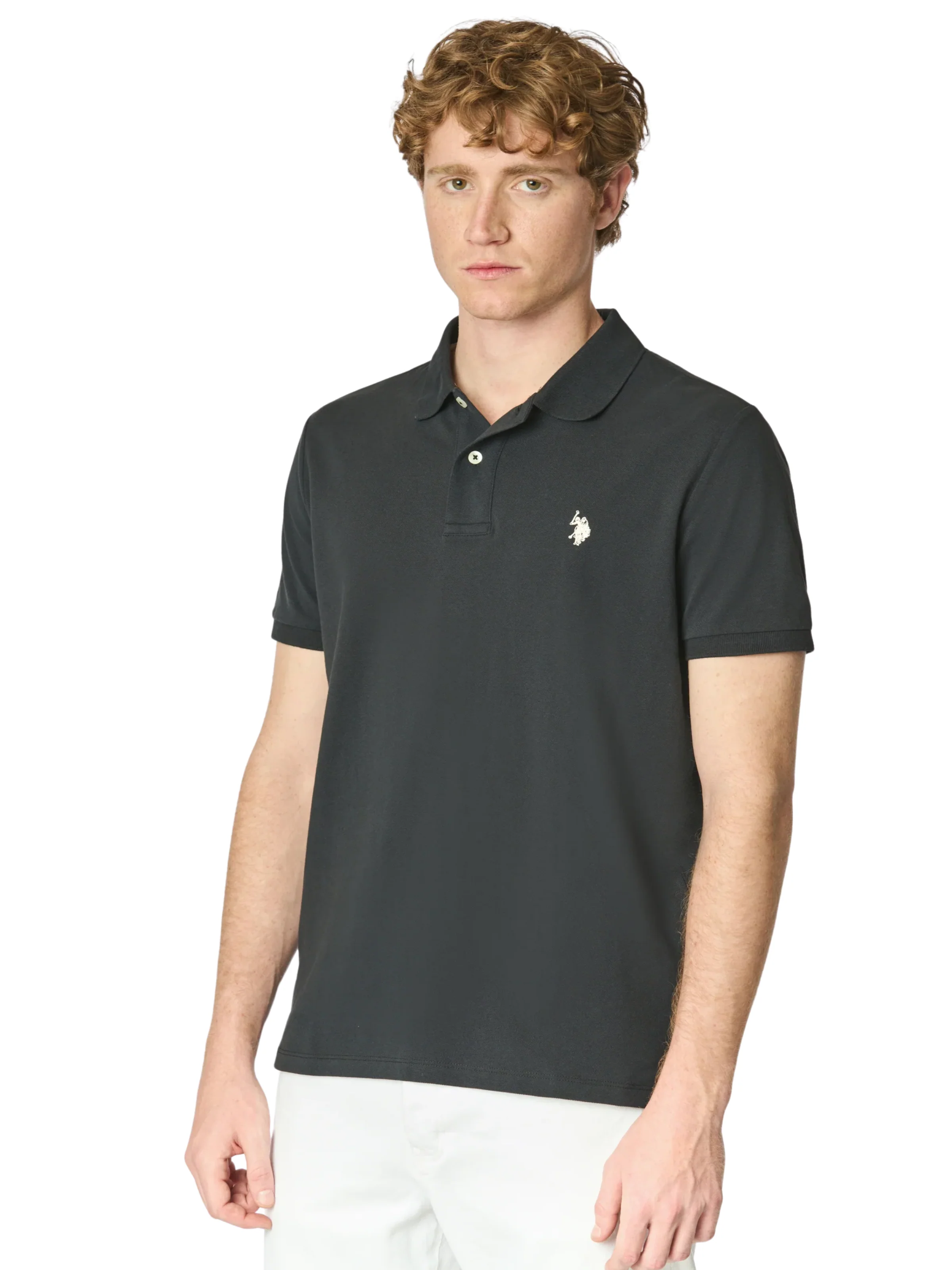 Polo "King" U.S. Polo nera - Image 2