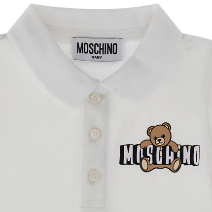 Polo Moschino bianca con teddy - Image 2