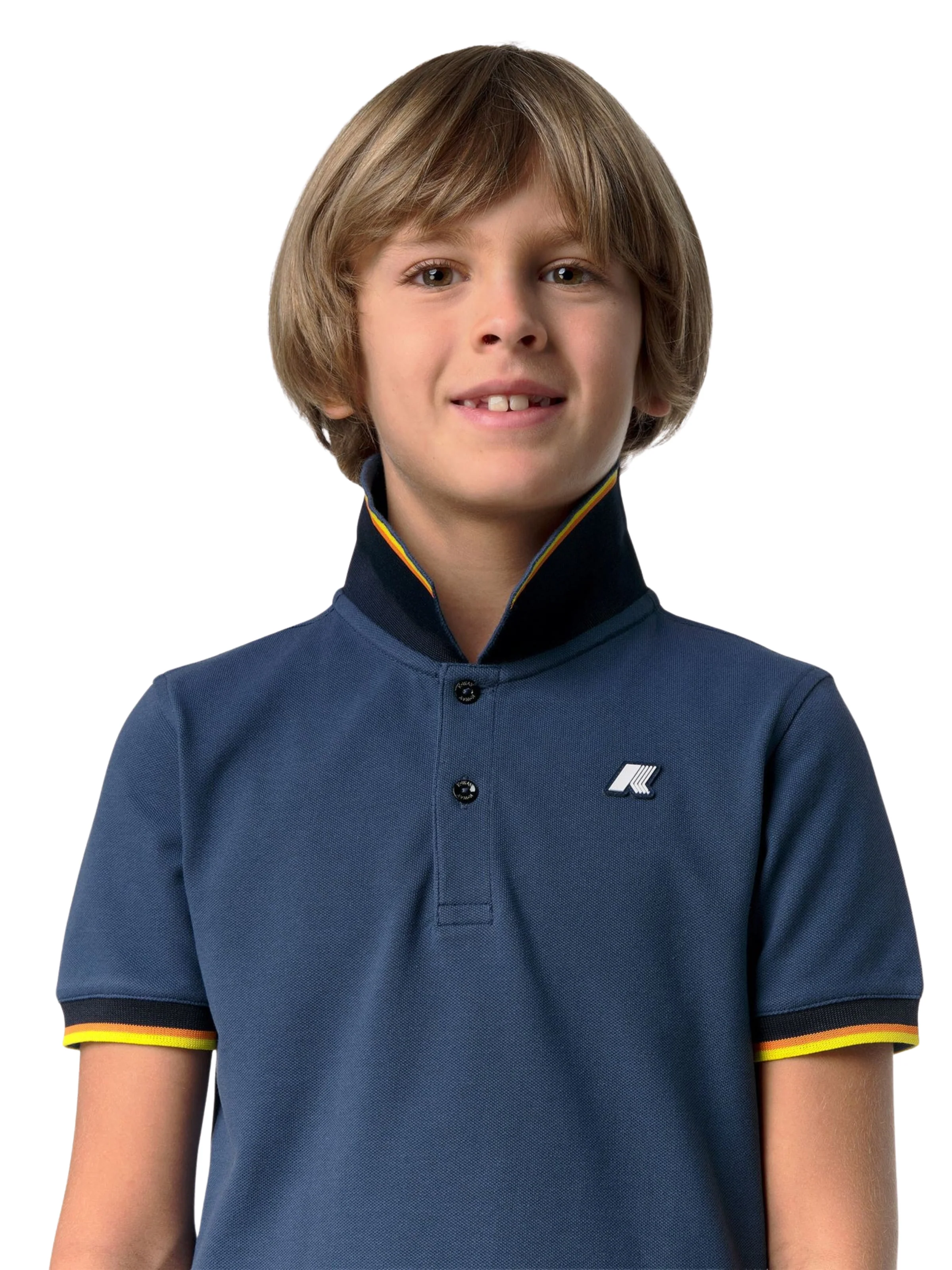 Polo "P. Vincent Pique" K-Way blu - Image 2