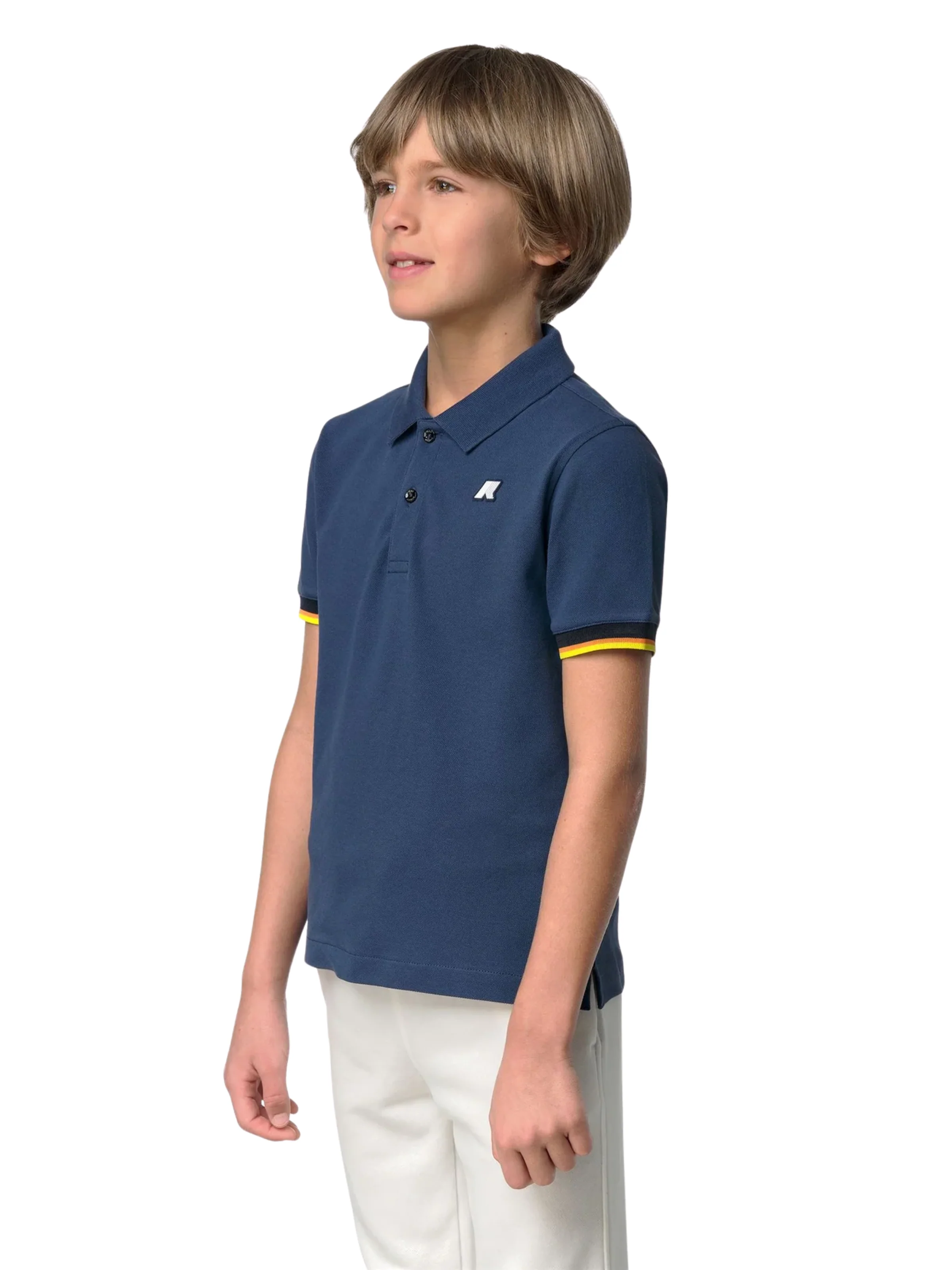 Polo "P. Vincent Pique" K-Way blu - Image 4