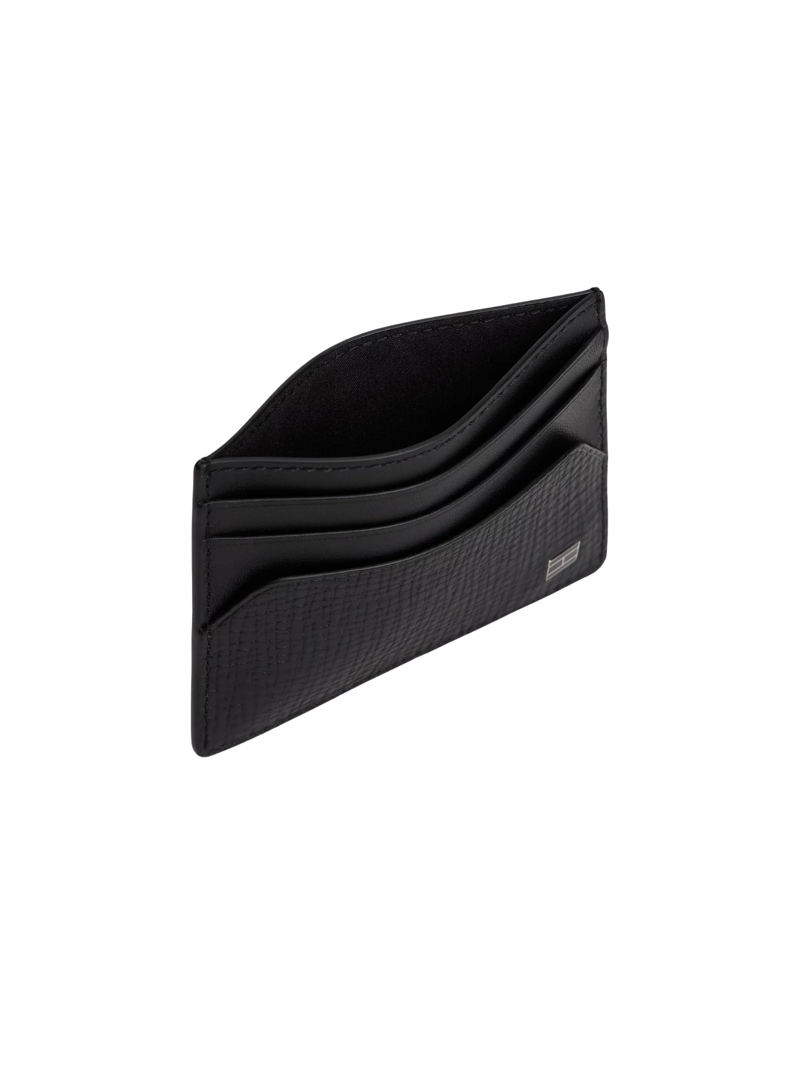 Porta carte di credito Tommy Hilfiger nero con bandierina - Image 4