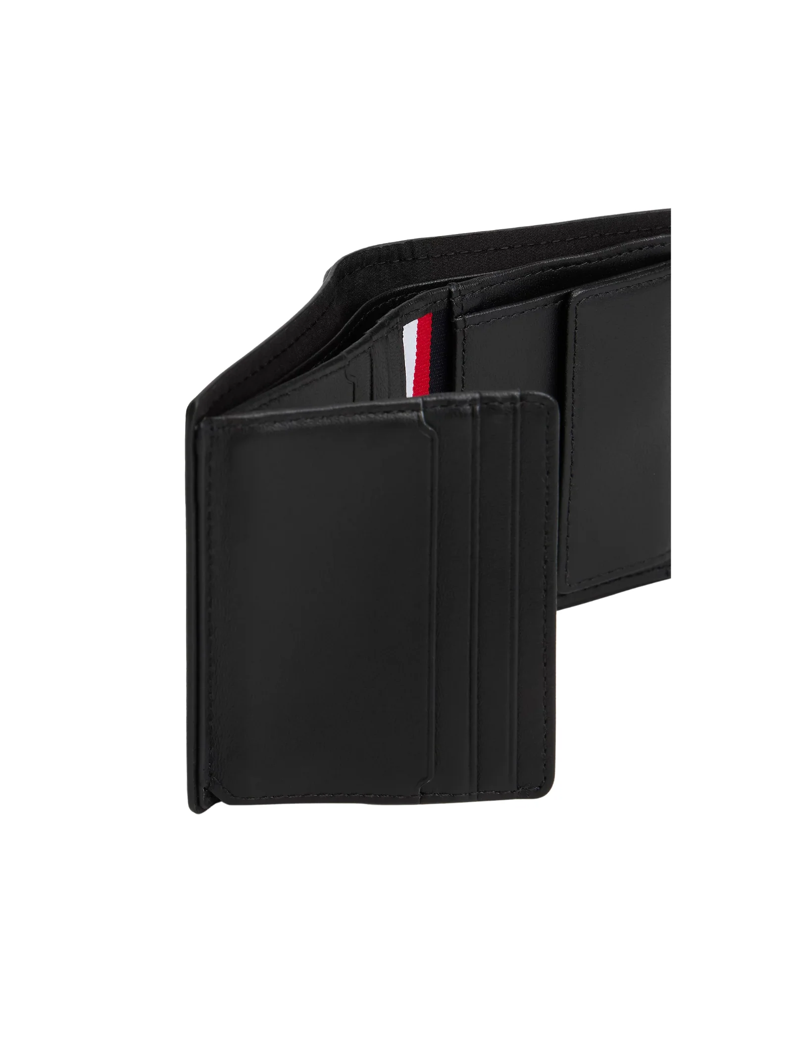 Portafogli trifold Corporate Tommy Hilfiger nero in pelle - Image 3