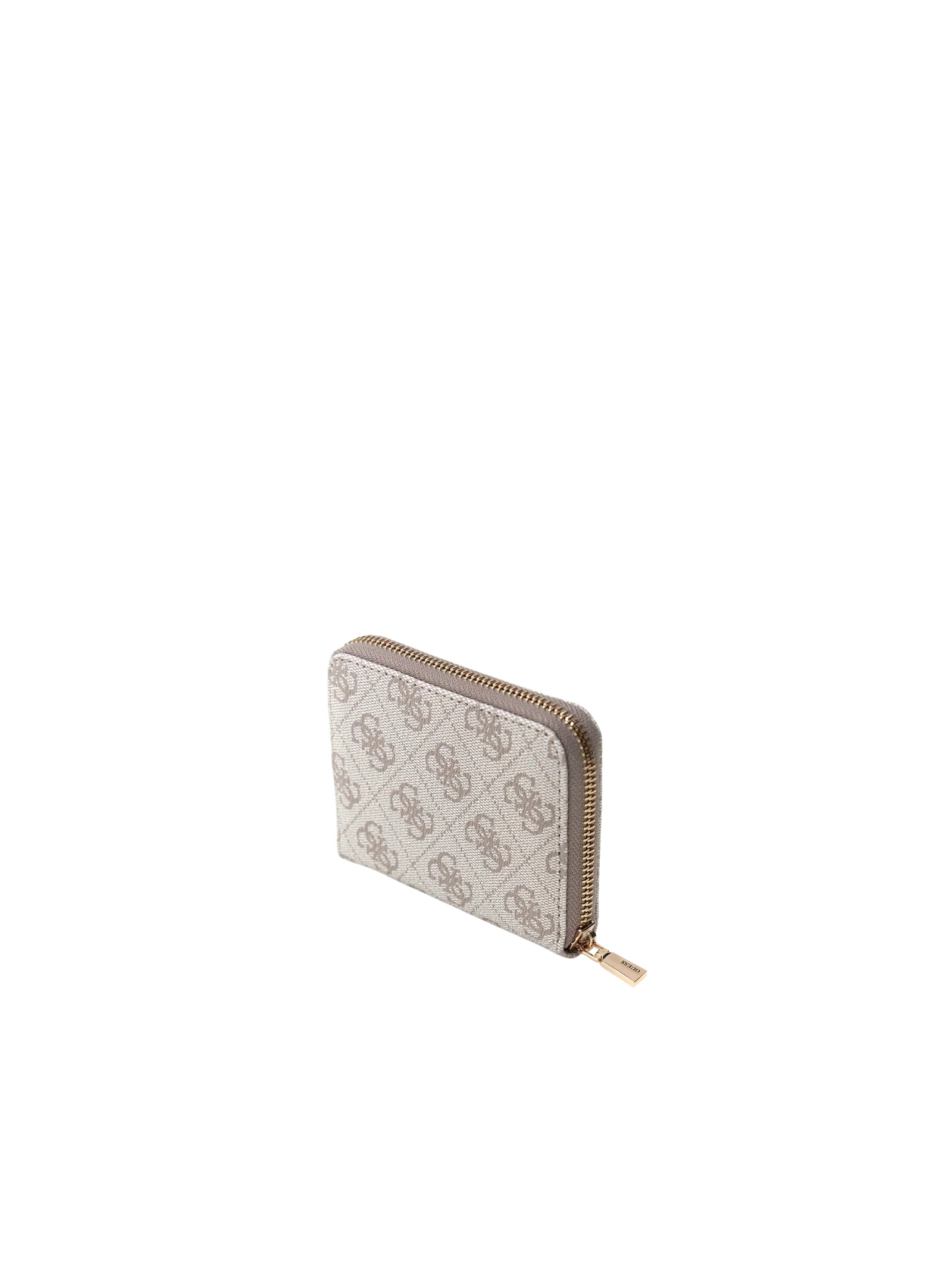 Portafoglio Guess beige con logo 4G all over - Image 3