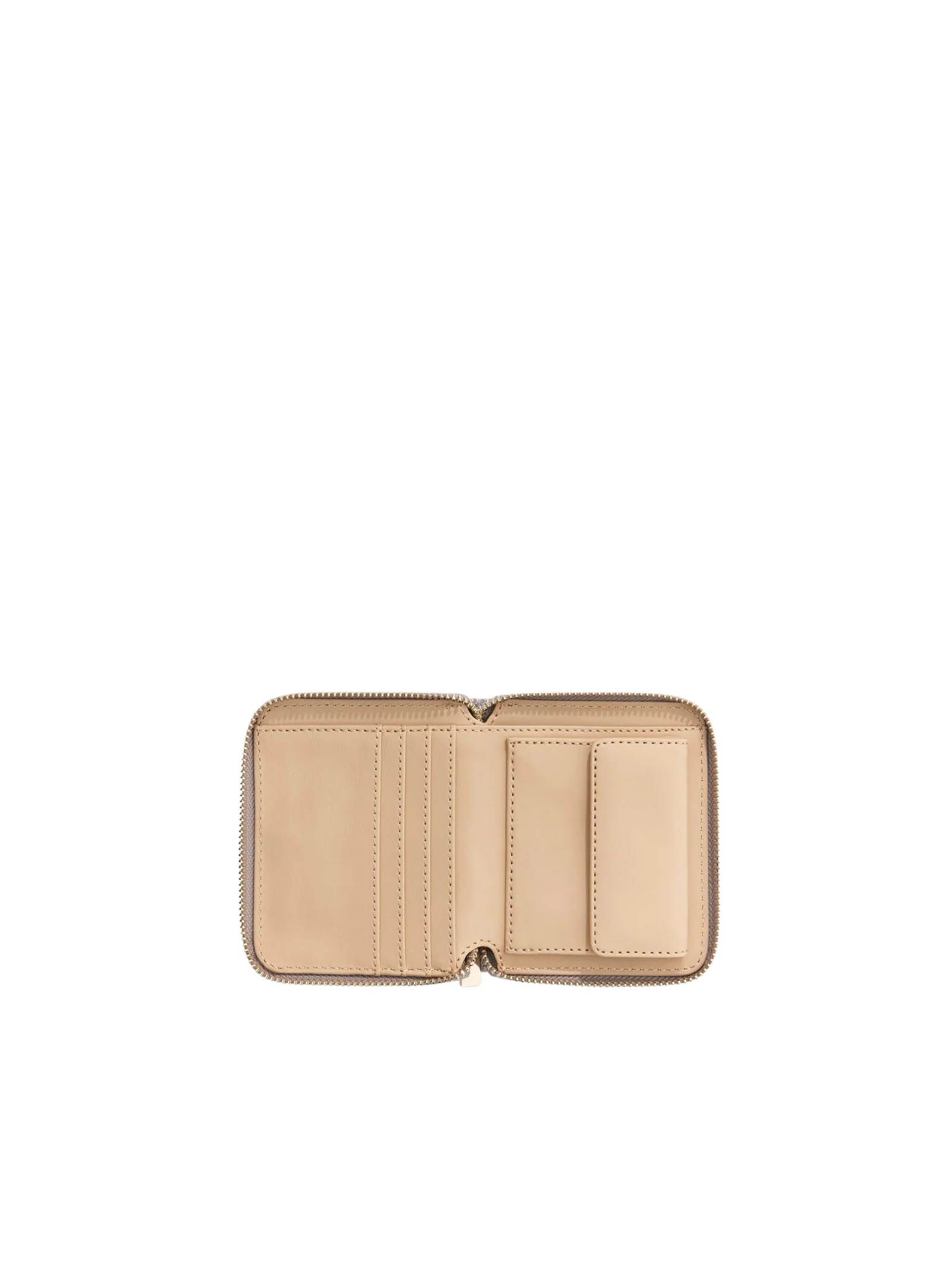 Portafoglio Guess beige con logo 4G all over - Image 4