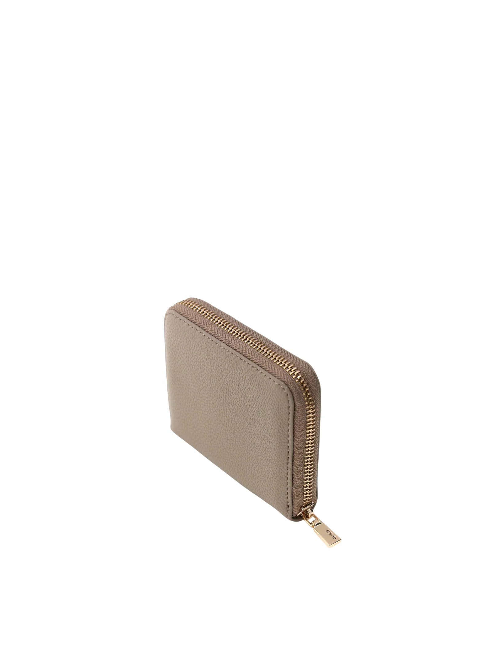 Portafoglio Guess beige con logo dorato - Image 4