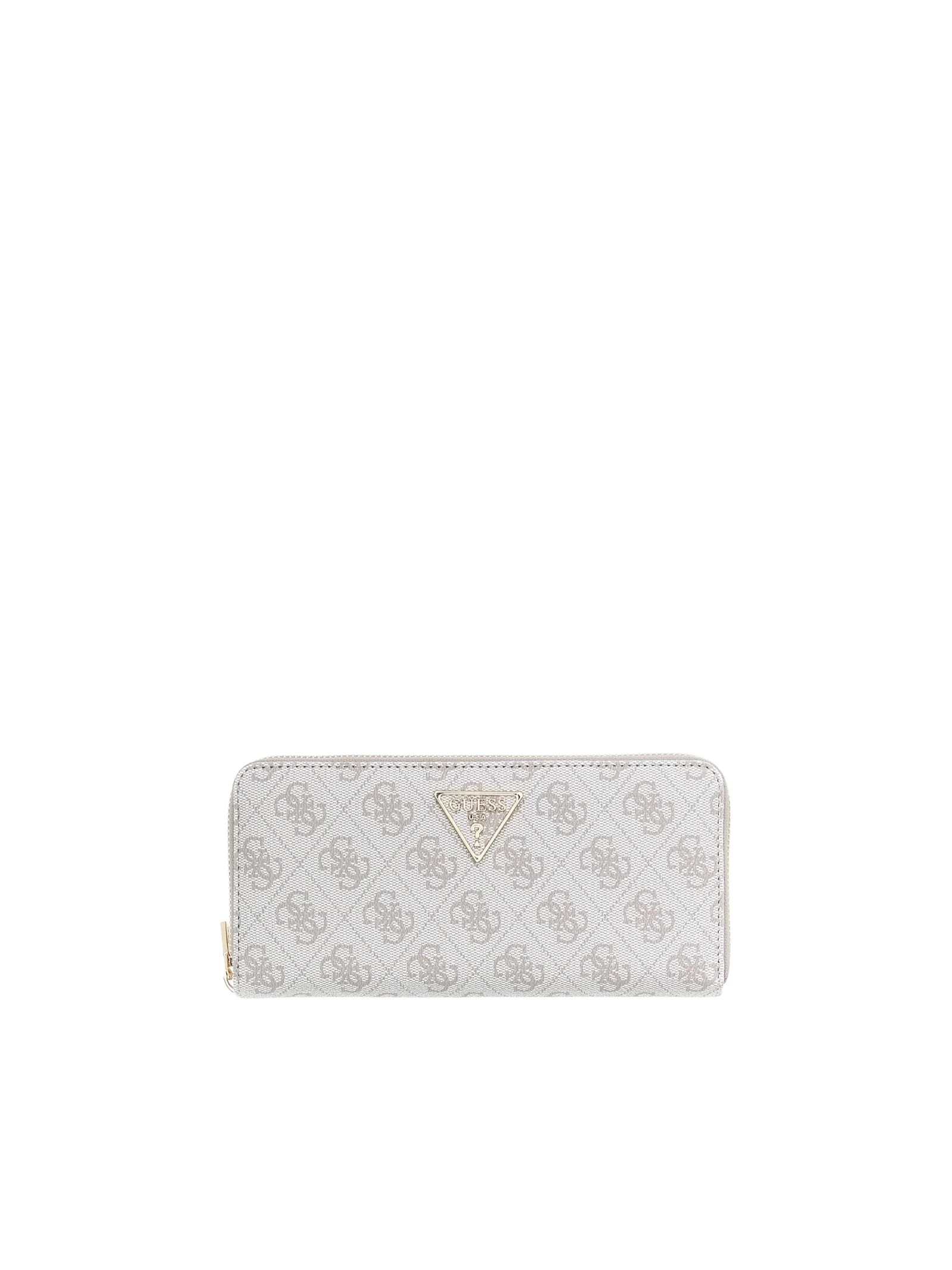 Portafoglio Guess bianco con logo 4G all over
