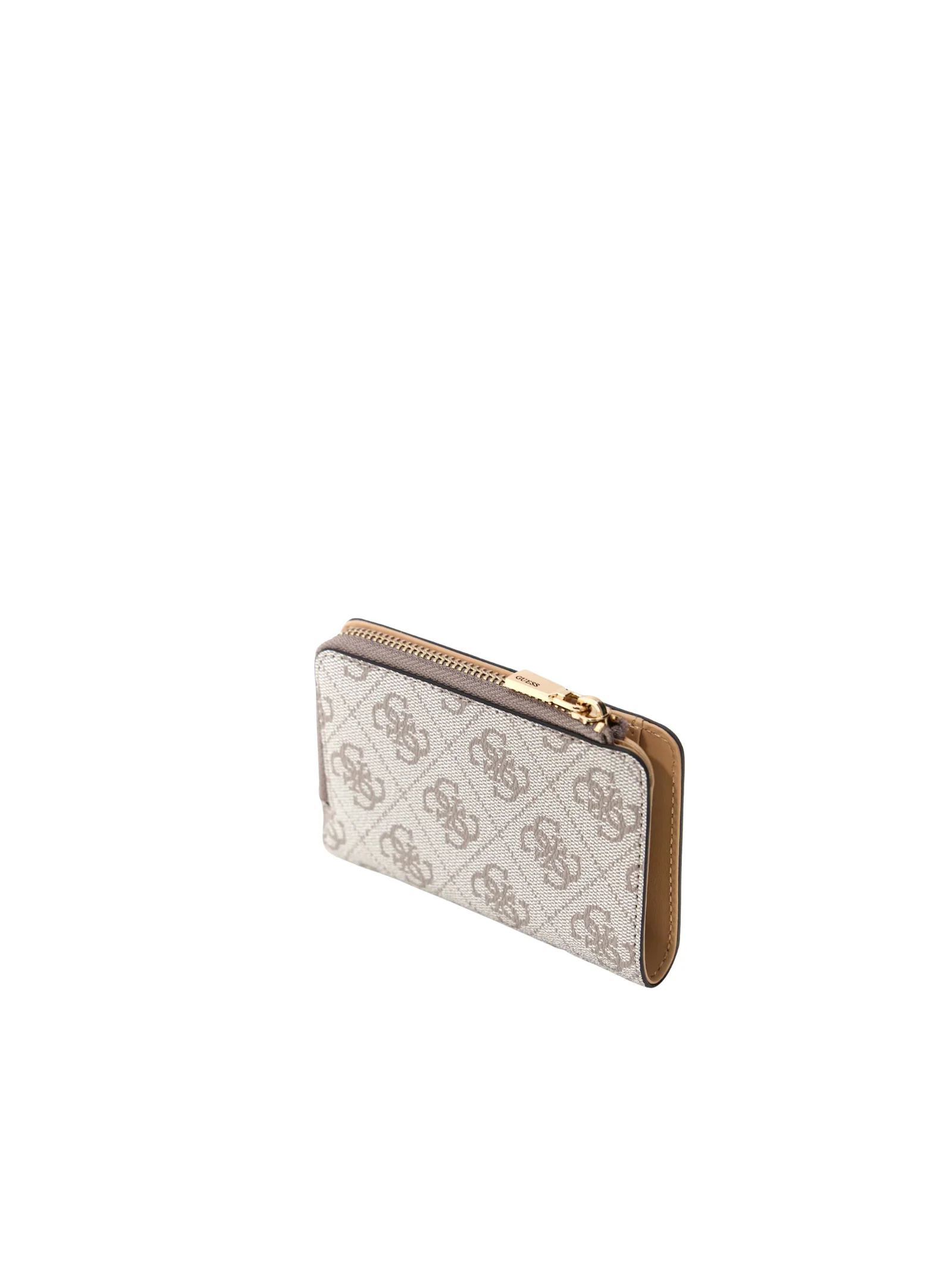 Portafoglio Guess bianco con logo 4G all over - Image 3