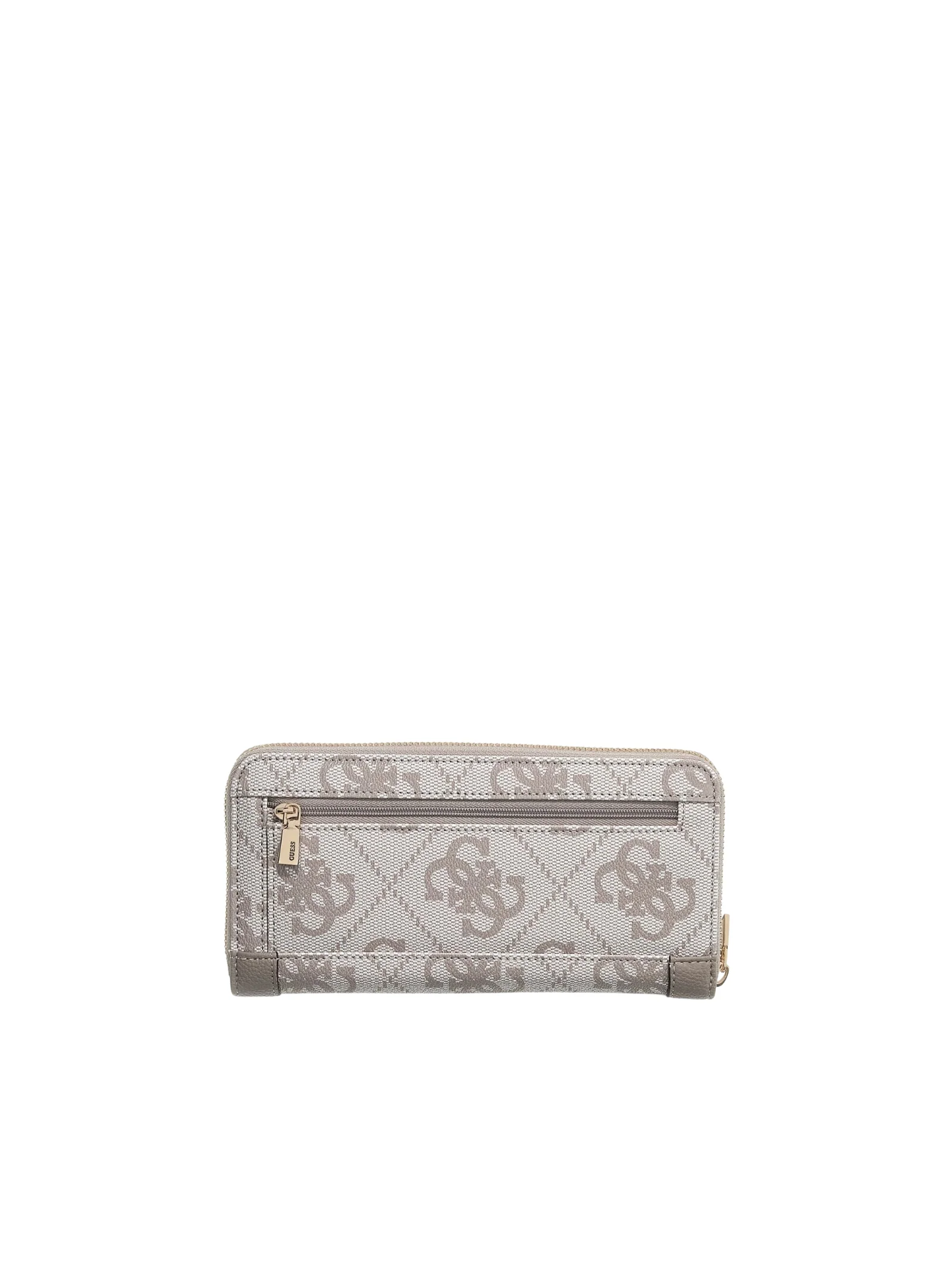 Portafoglio Guess grigio con stampa logo 4G e bande laterali - Image 2