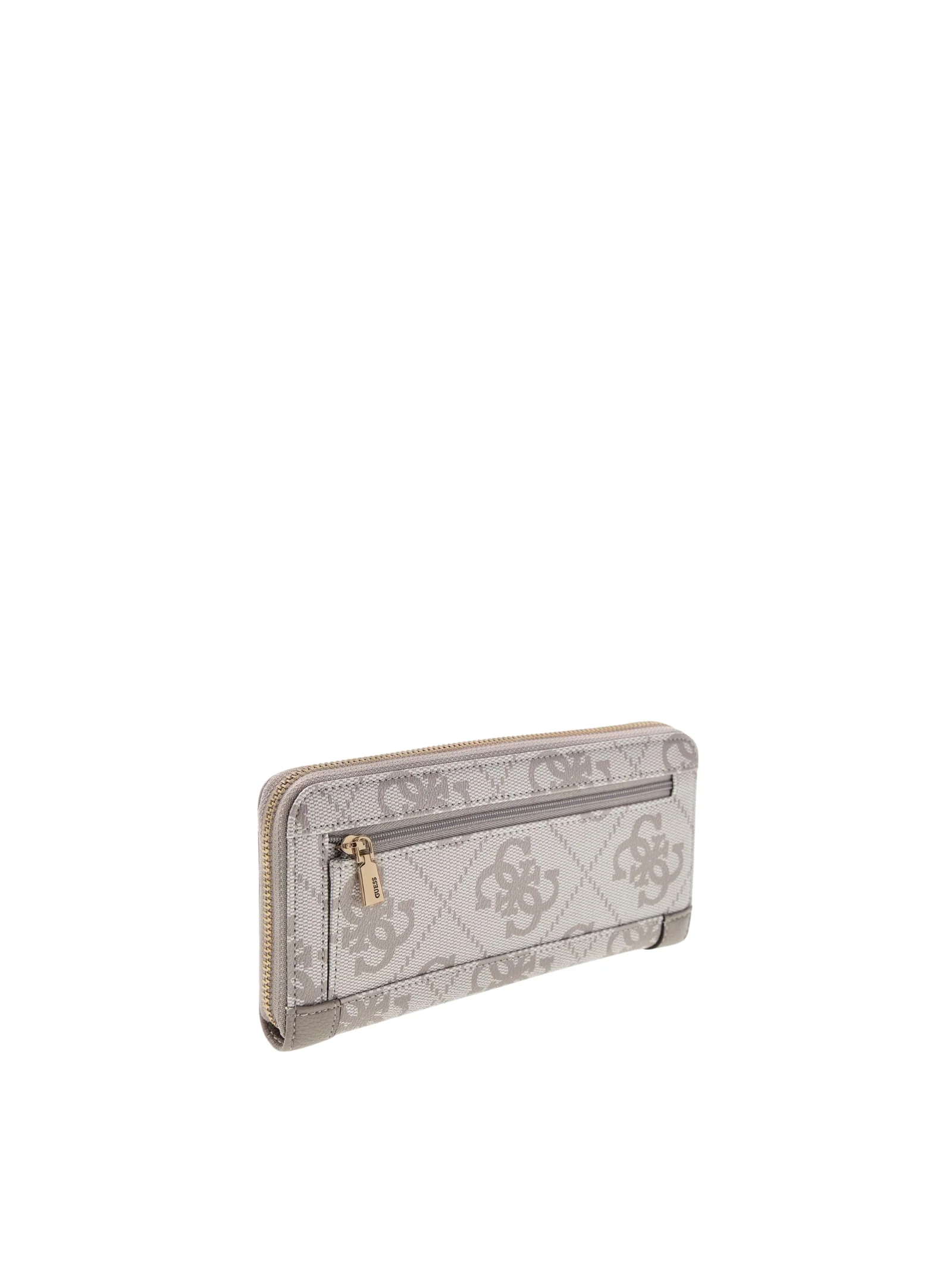 Portafoglio Guess grigio con stampa logo 4G e bande laterali - Image 3