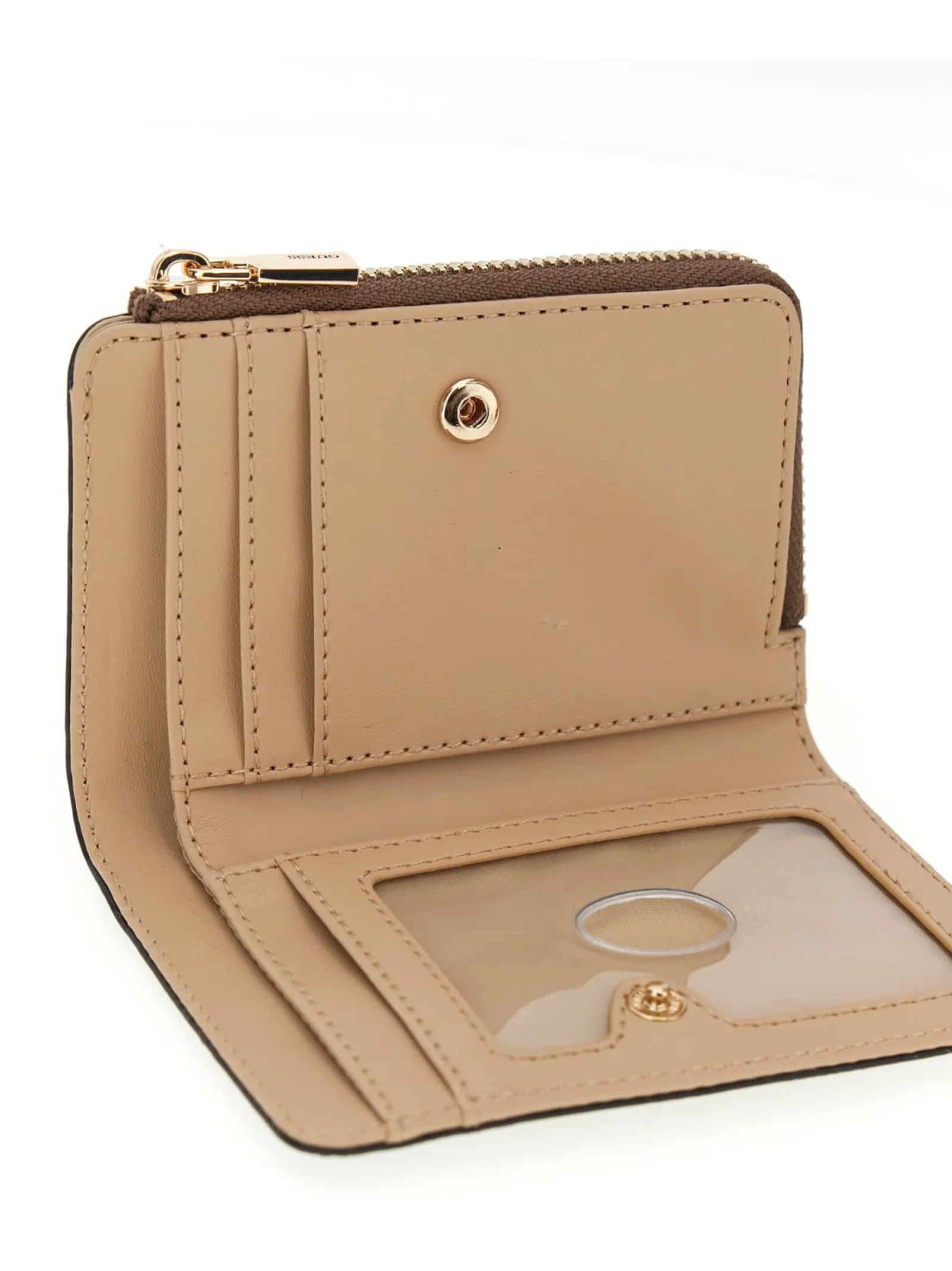 Portafoglio Guess marrone con logo 4G all over - Image 3