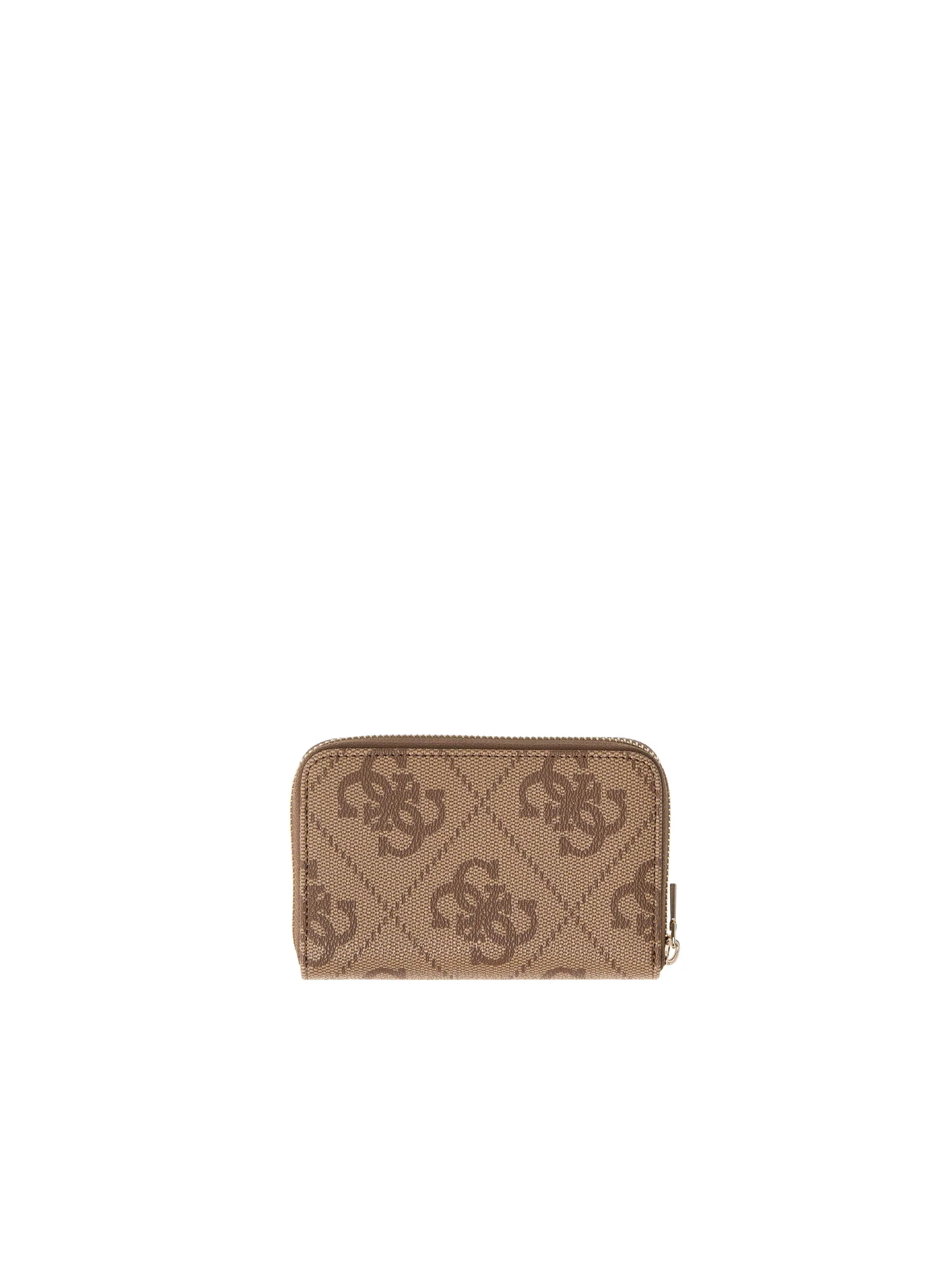 Portafoglio Guess marrone con logo 4G e dettaglio metallico - Image 2