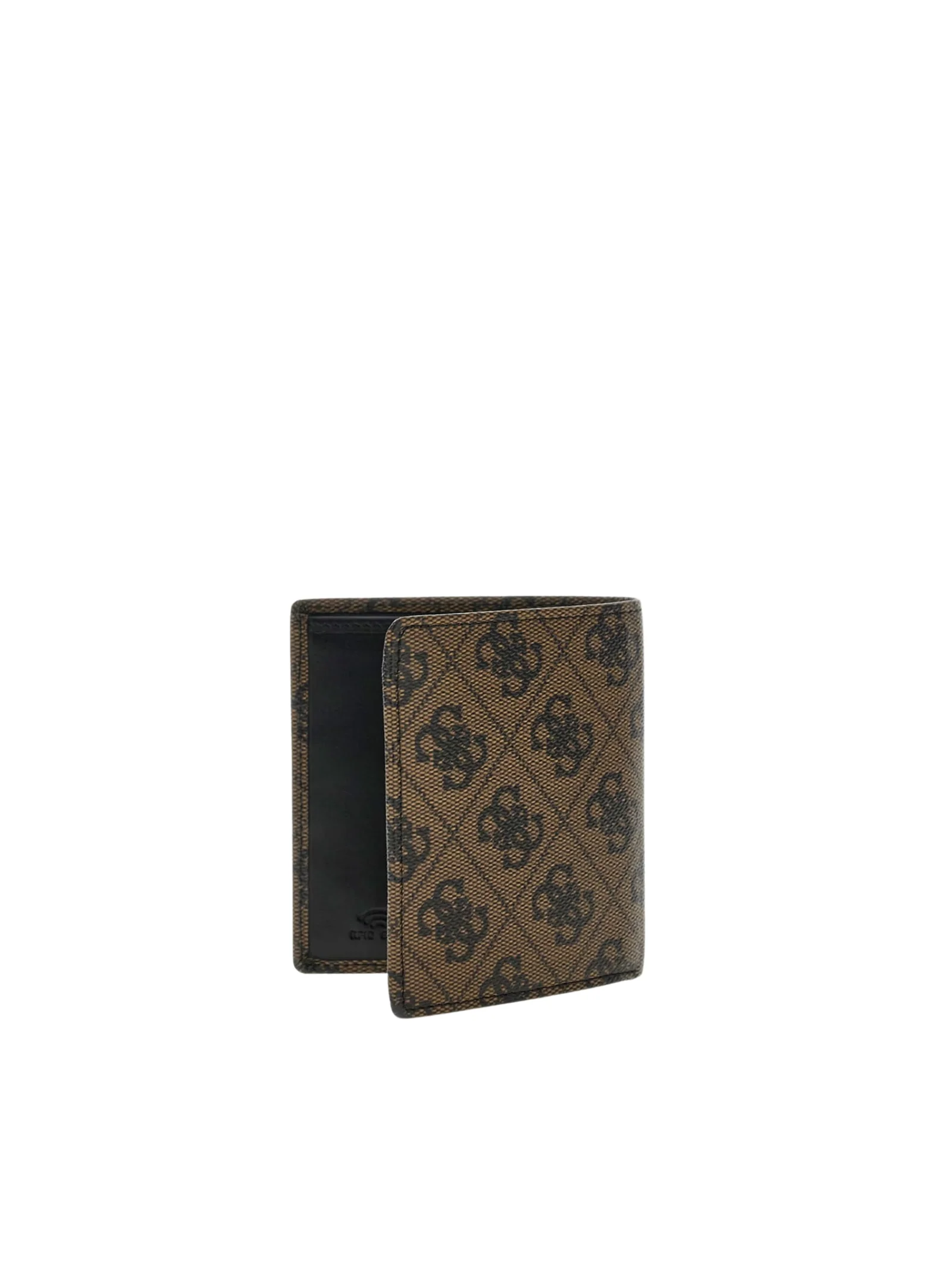 Portafoglio Guess marrone scuro con logo 4G all over - Image 3