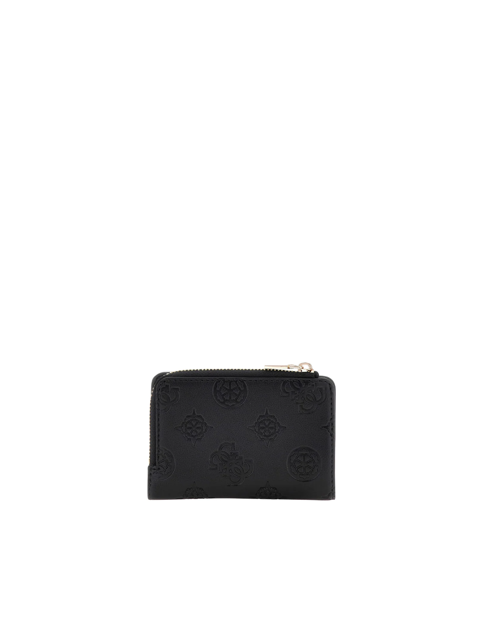 Portafoglio Guess nero con bottone a scatto e zip - Image 2