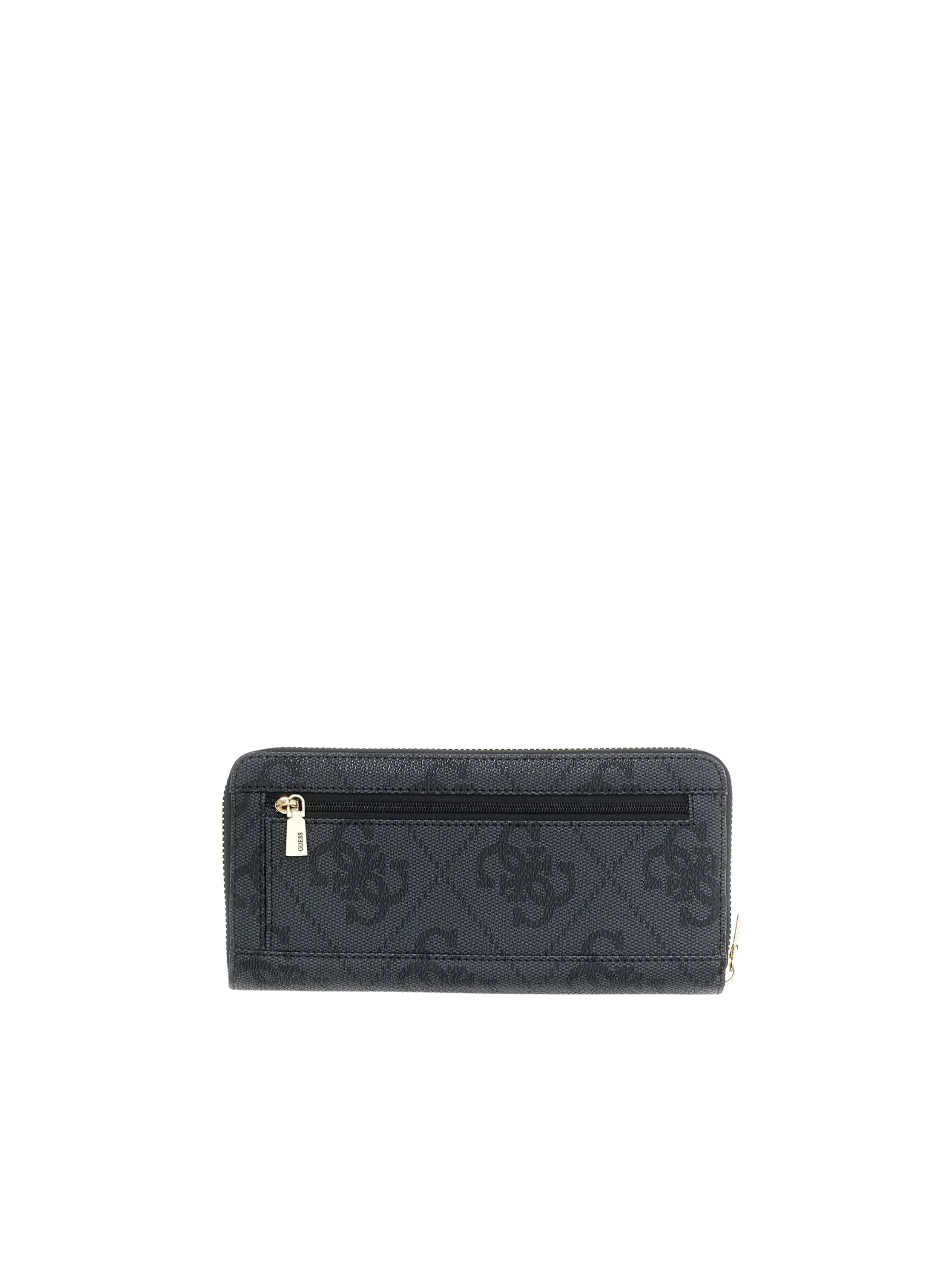 Portafoglio Guess nero con impunture e logo 4G all over - Image 2