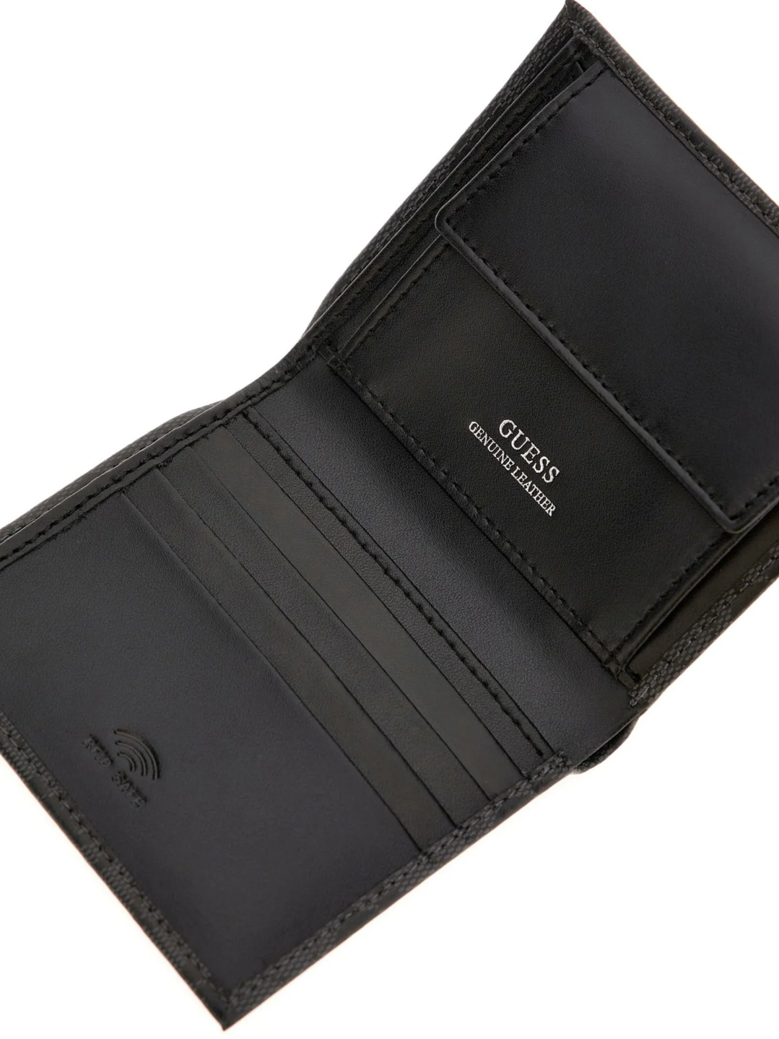 Portafoglio Guess nero con logo 4G all over - Image 3