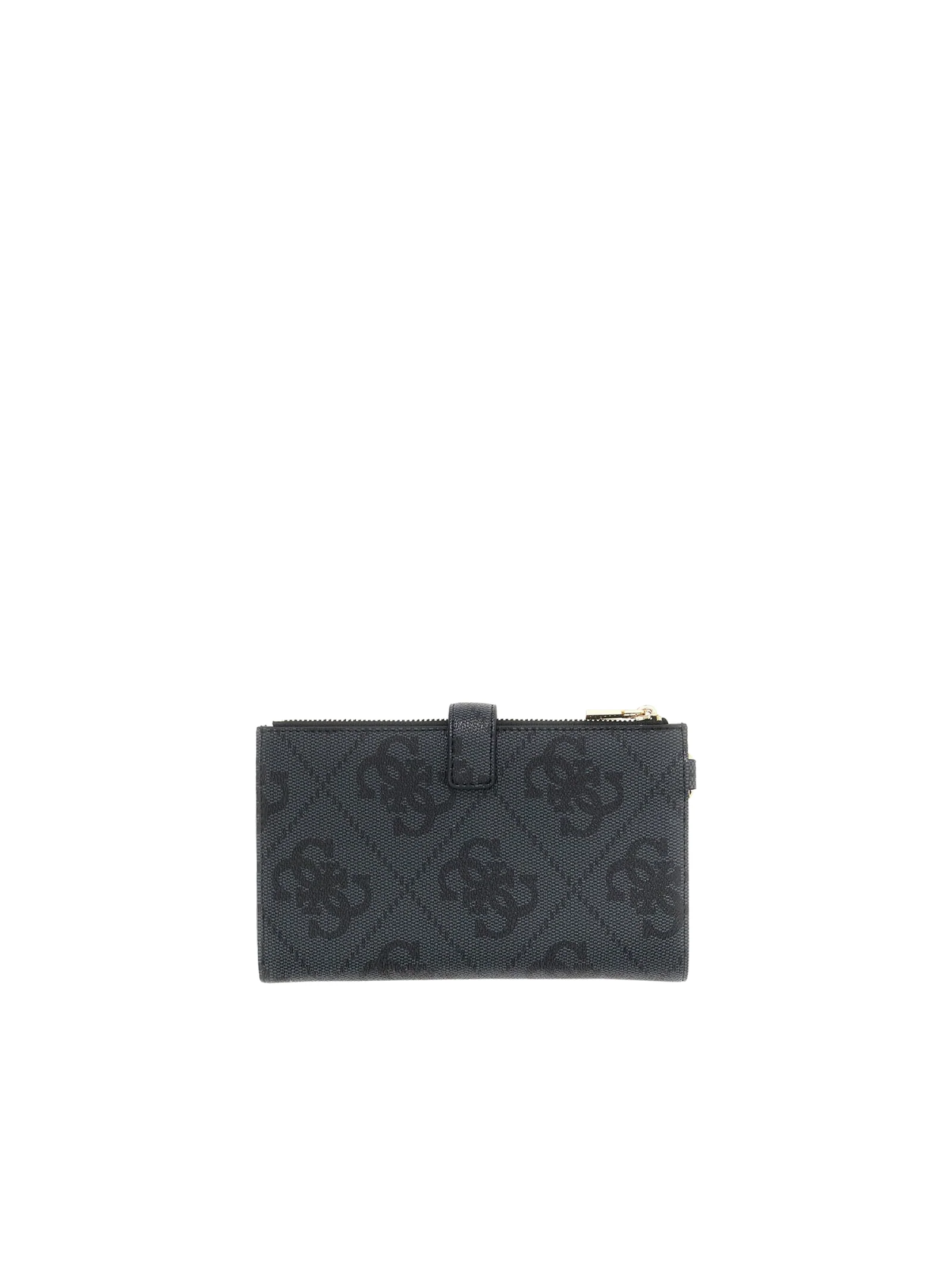 Portafoglio Guess nero con logo triangolare e chiusura a scatto - Image 3