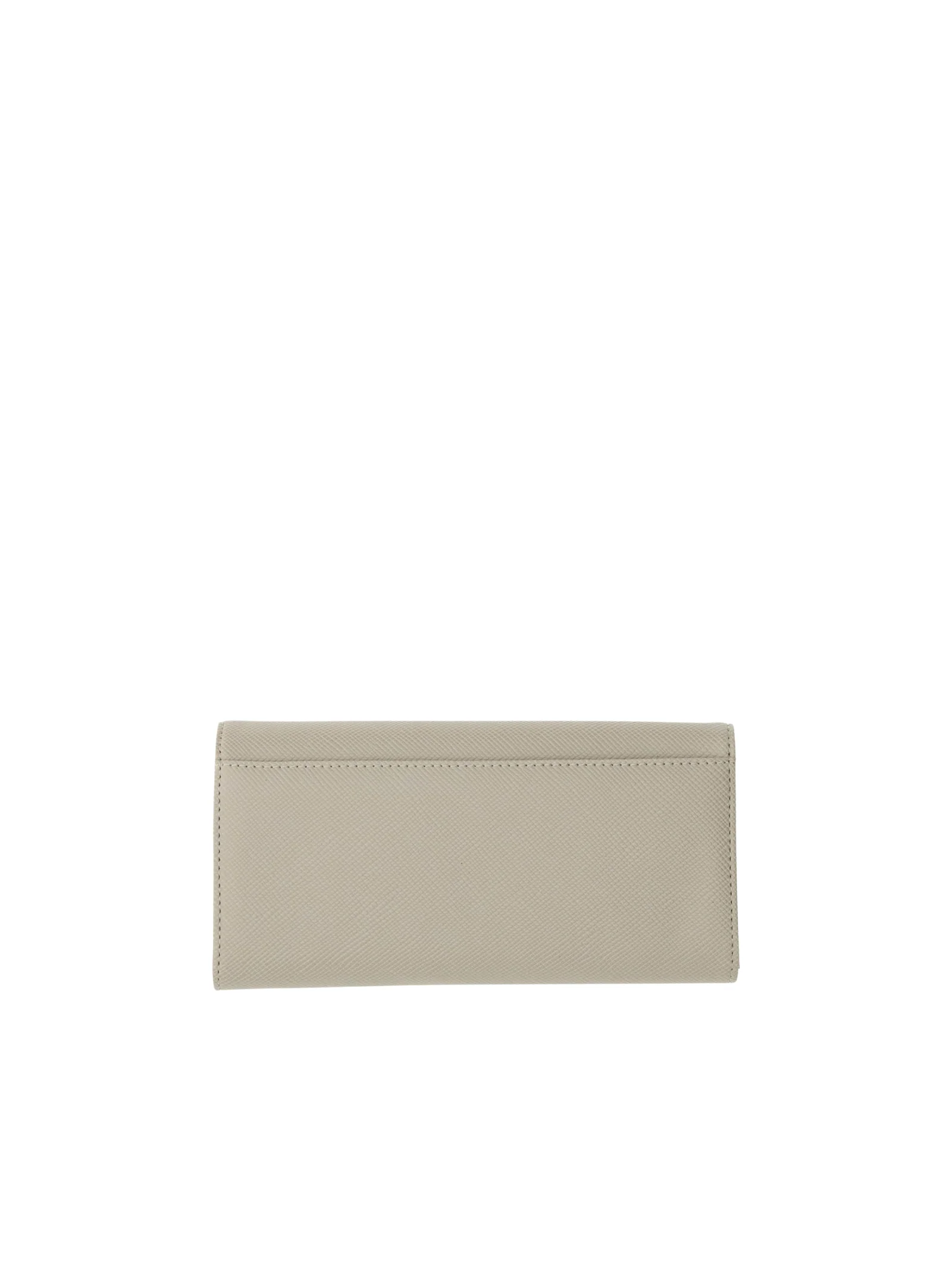 Portafoglio lungo Guess beige con logo triangolare - Image 2
