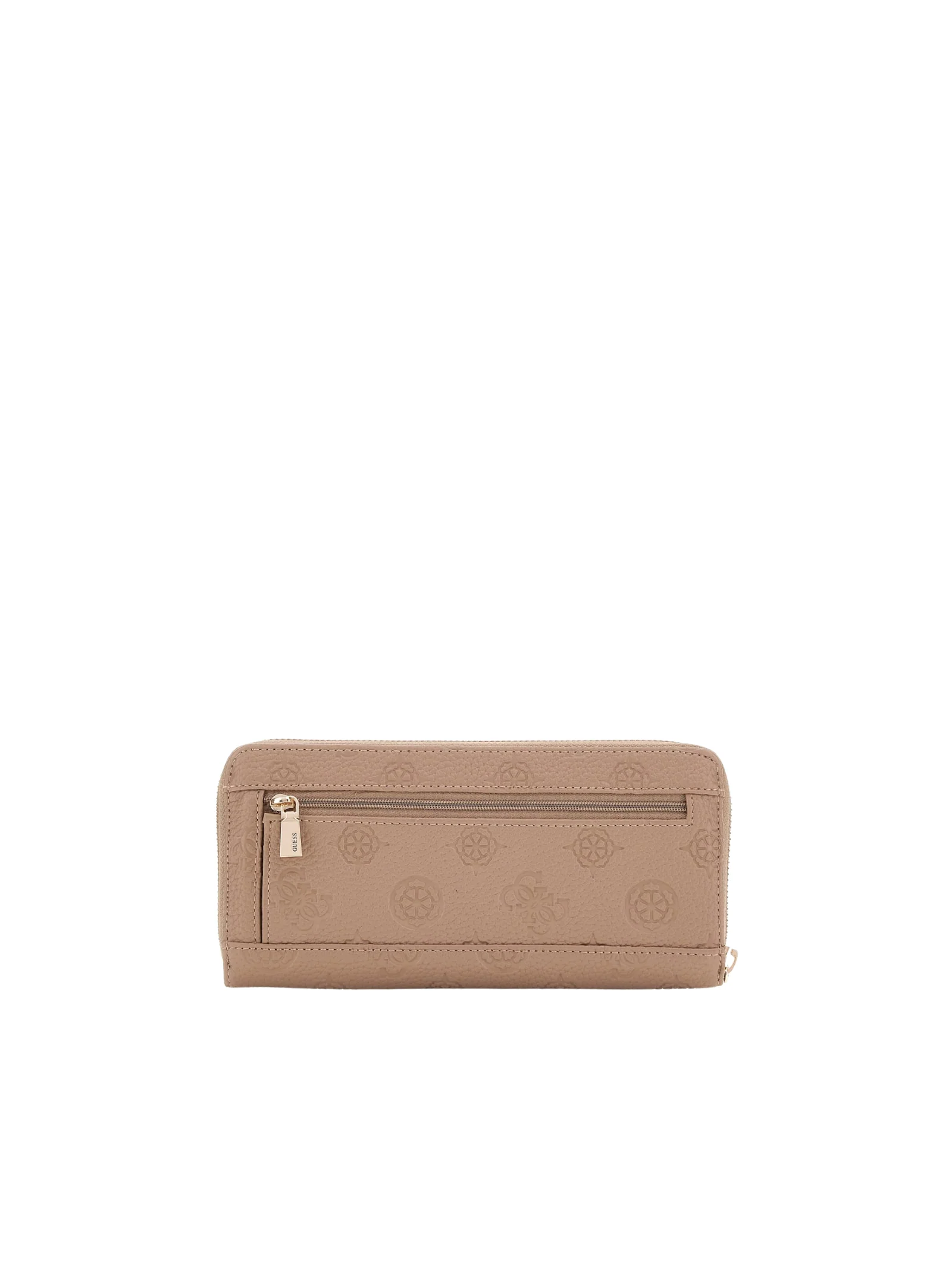 Portafoglio lungo Guess marrone con inserti impressi - Image 2