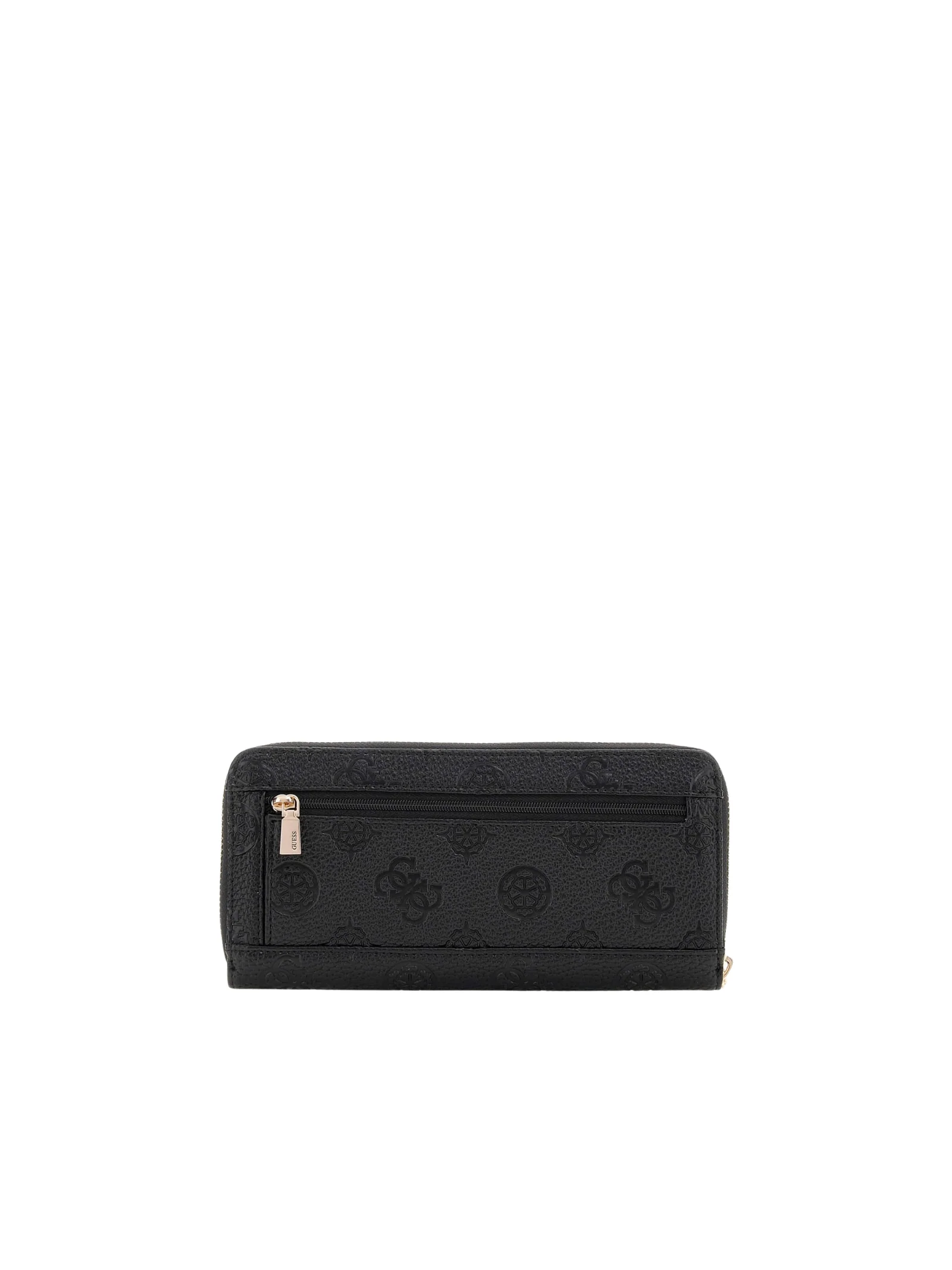 Portafoglio lungo Guess nero con inserti impressi - Image 2