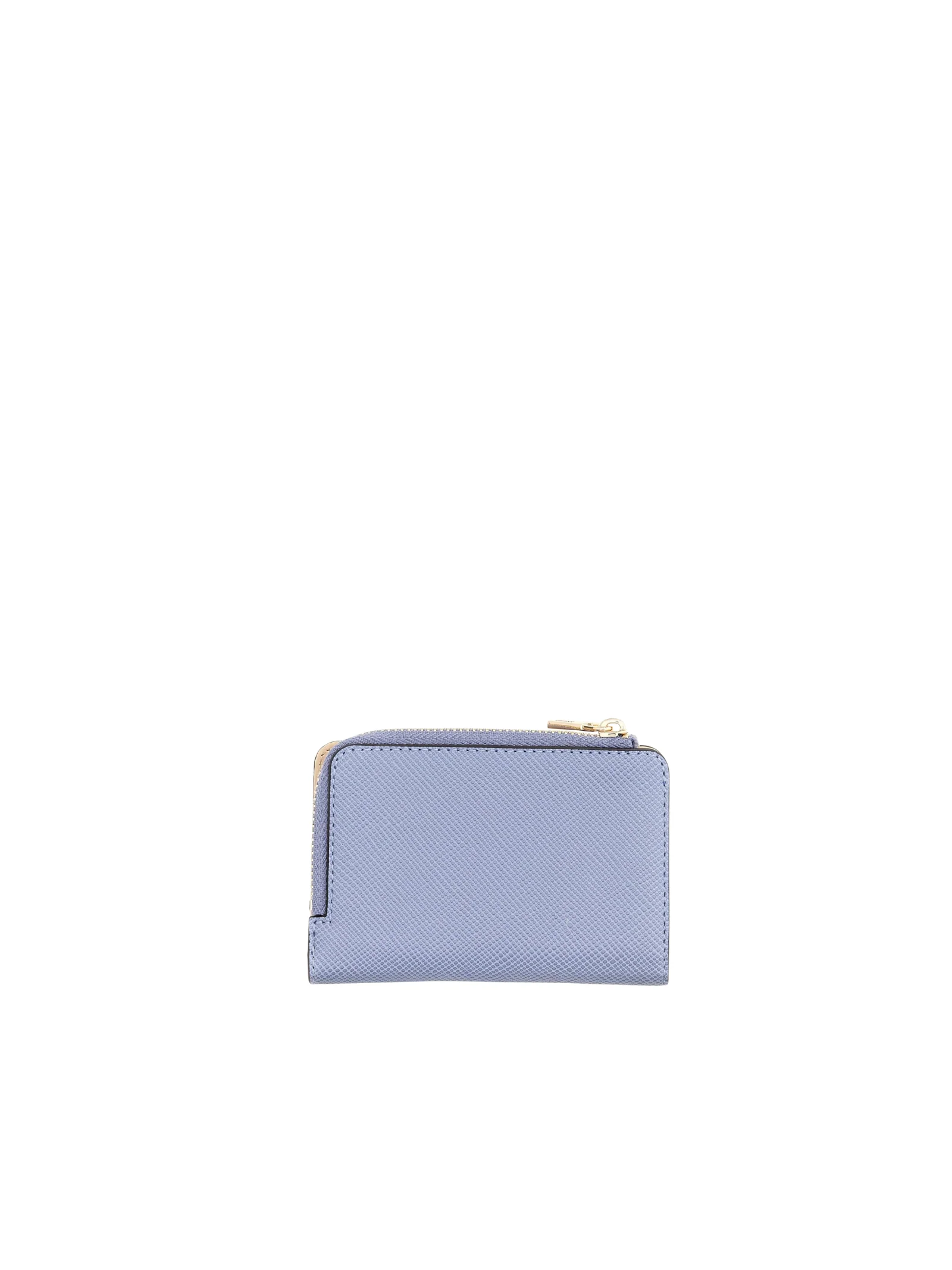 Portafoglio piccolo Guess lilla con bottone automatico e zip - Image 2