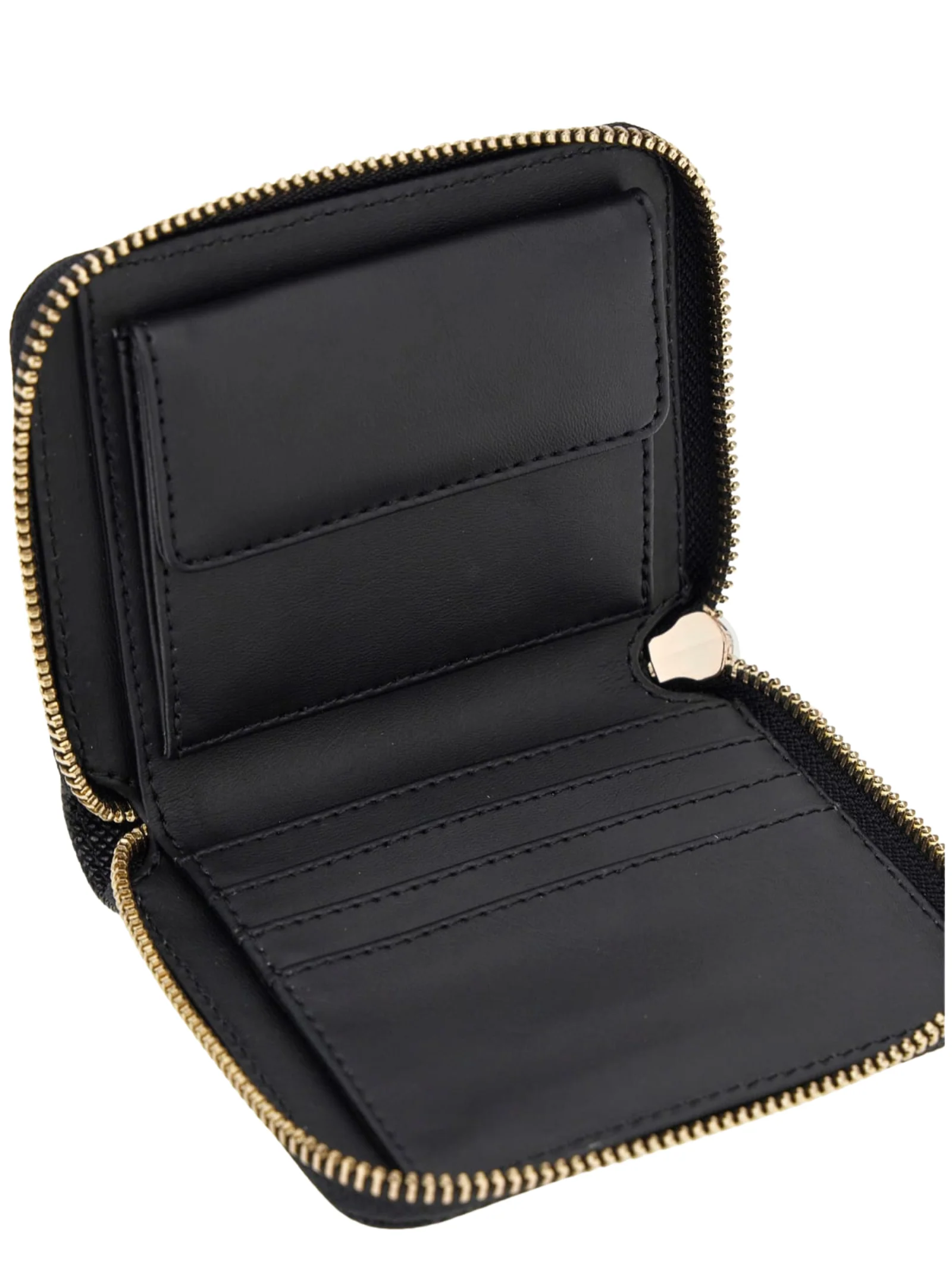 Portafoglio piccolo Guess nero con logo lettering - Image 3