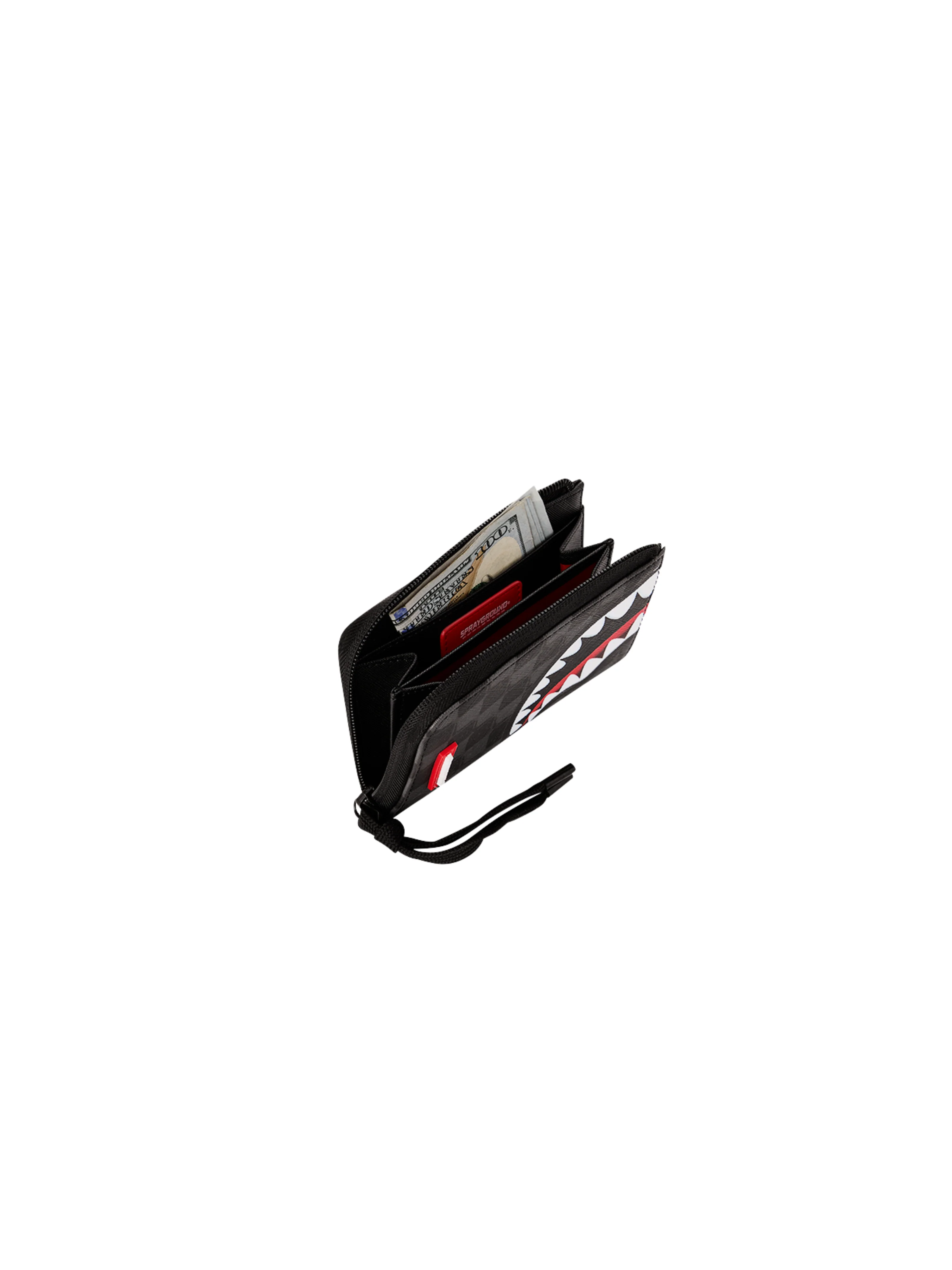 Portafoglio Sprayground nero a scacchi - Image 3
