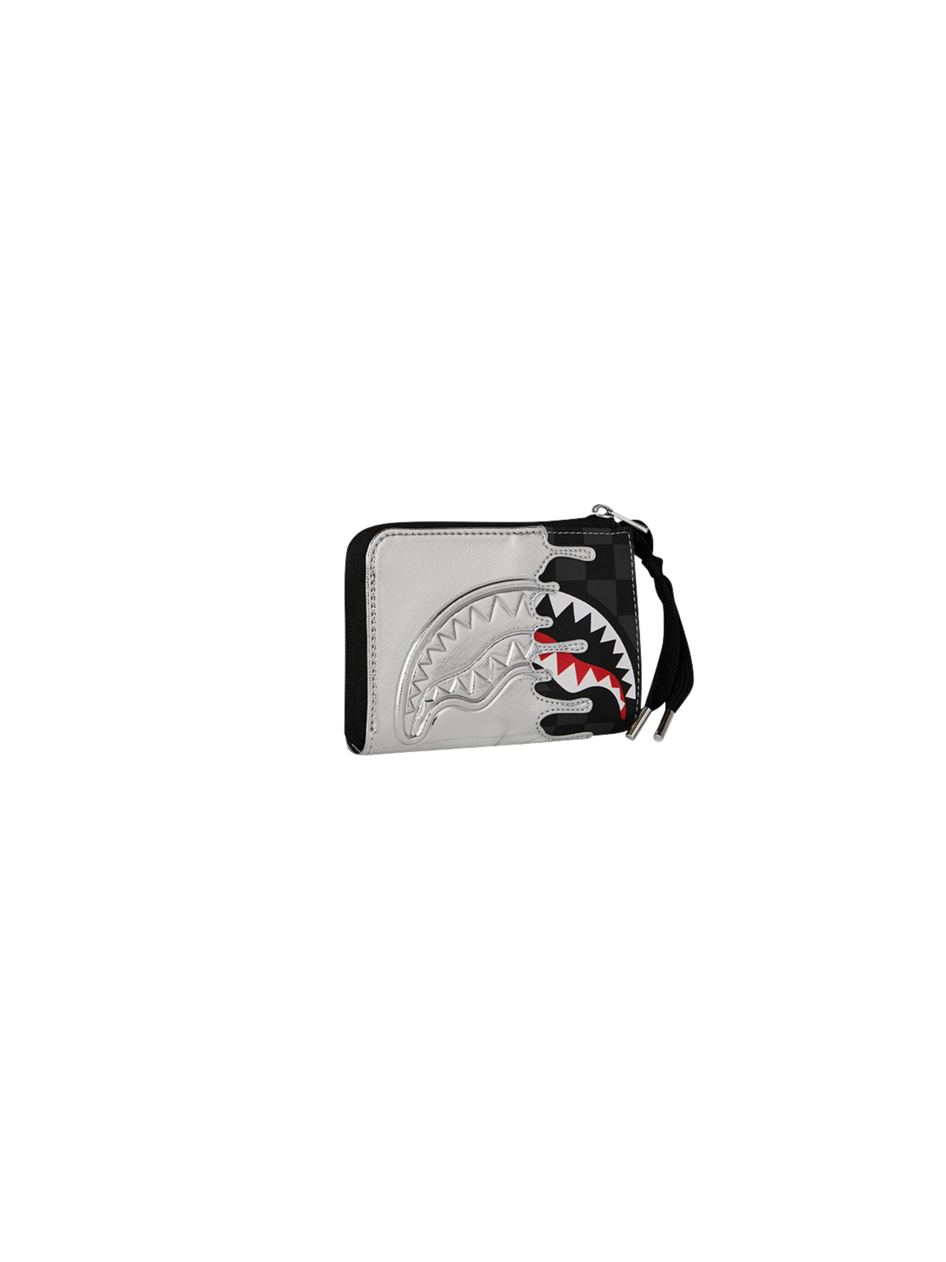 Portafoglio Sprayground nero e argento - Image 3