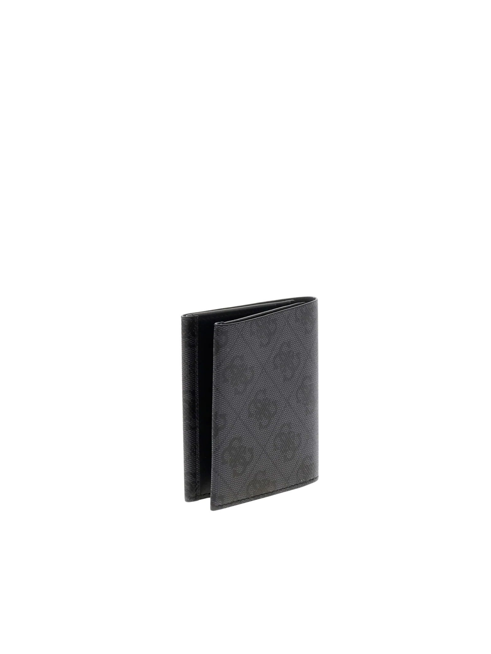 Portafoglio verticale Guess nero con logo 4G all over - Image 3