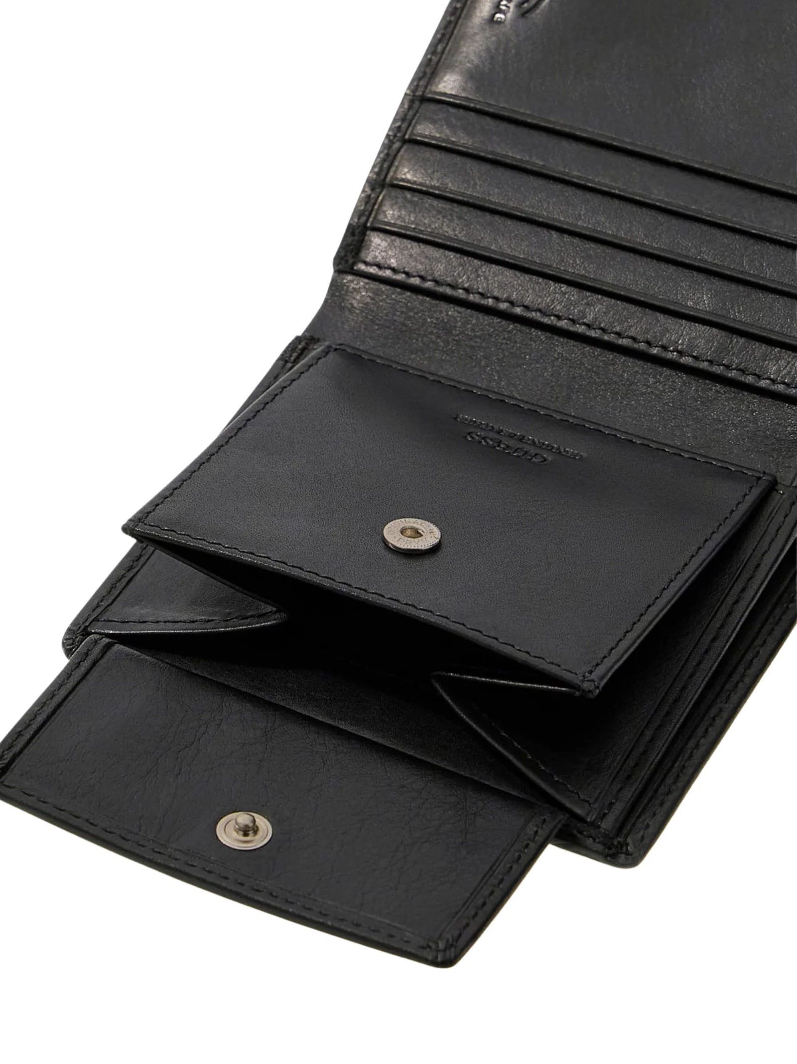 Portafoglio verticale Guess nero con logo 4G all over - Image 4