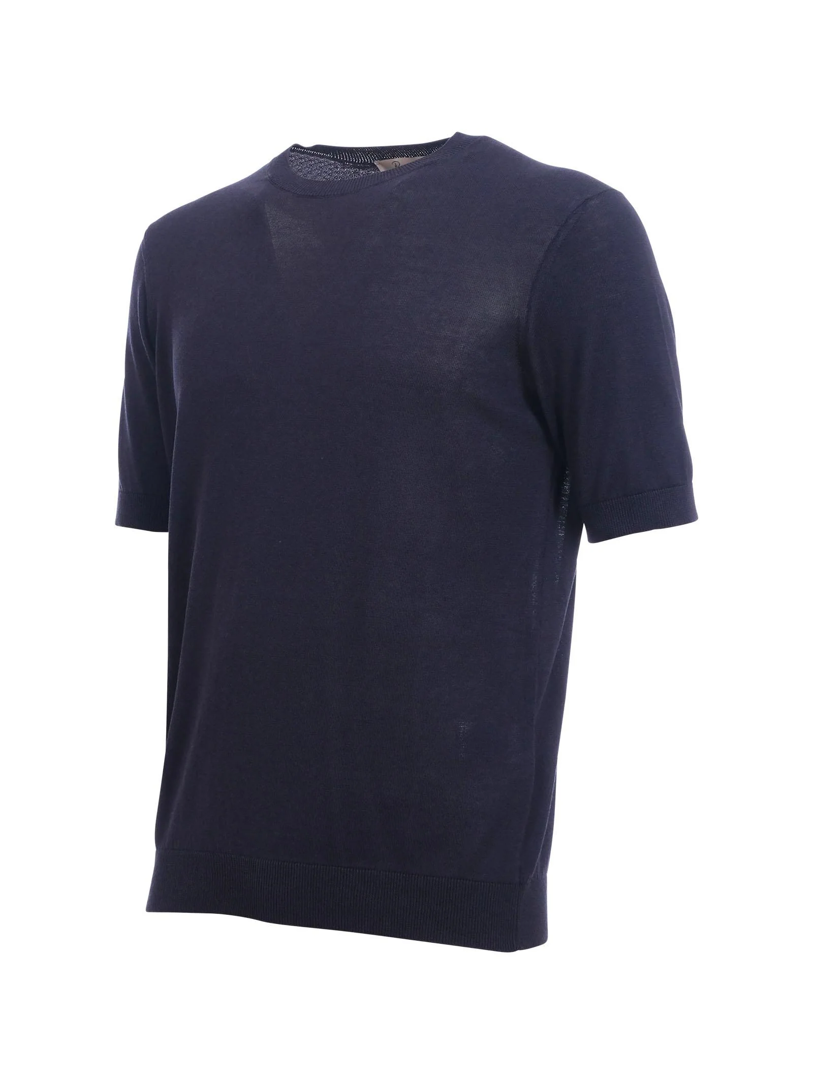 Maglia in seta Portofino blu - Image 2