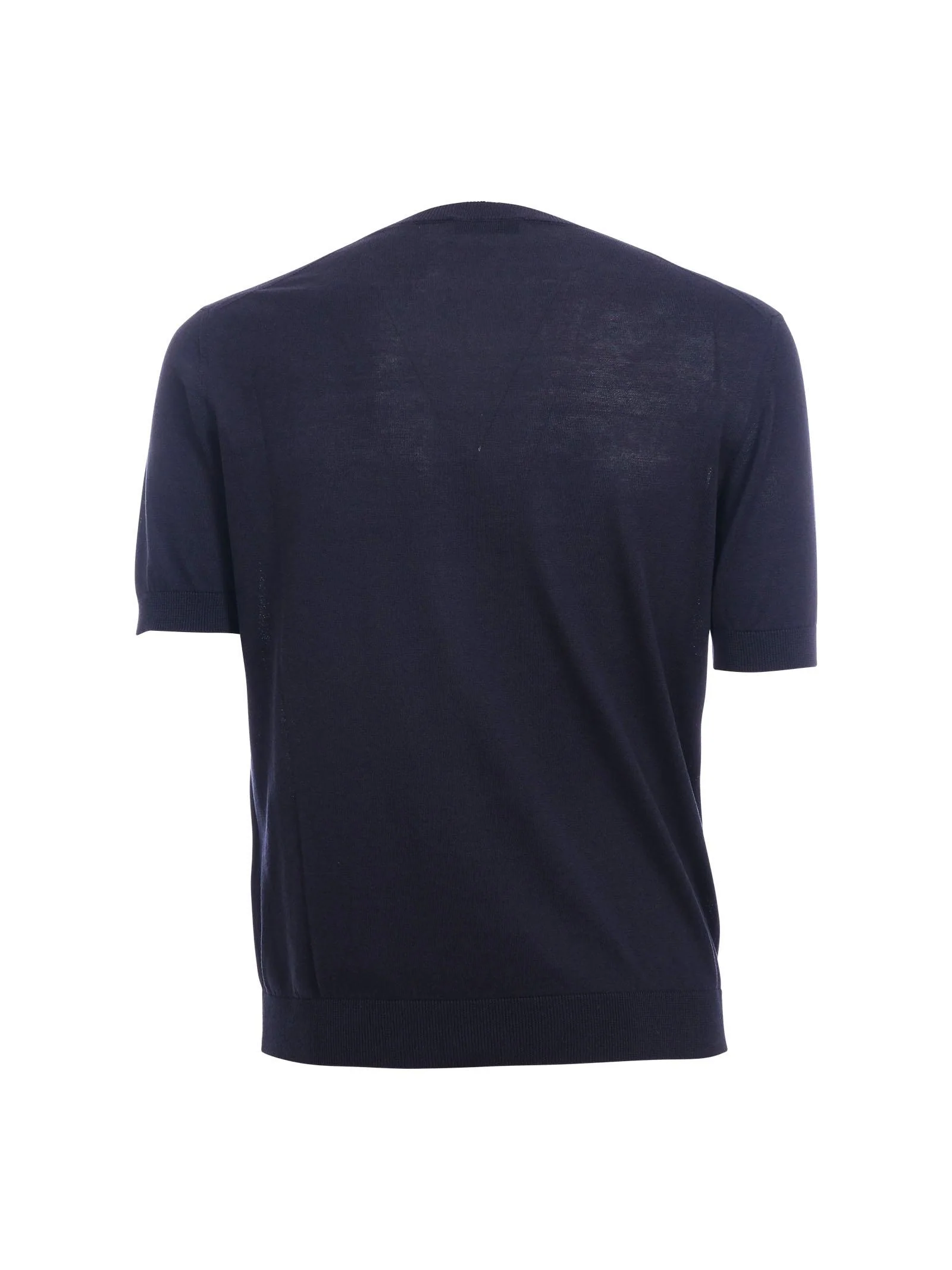 Maglia in seta Portofino blu - Image 3