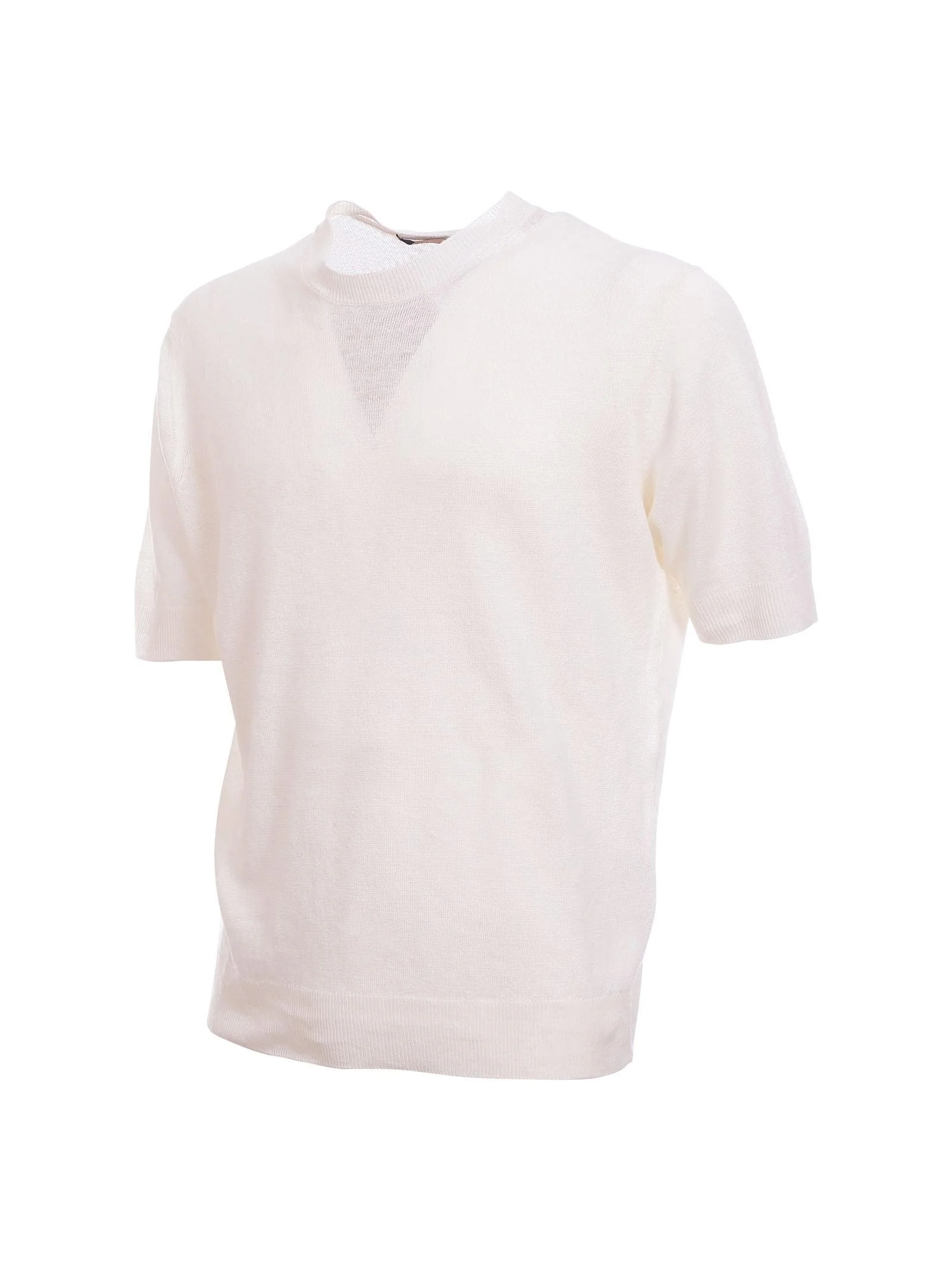 Maglia oversize Portofino bianca in lino - Image 2