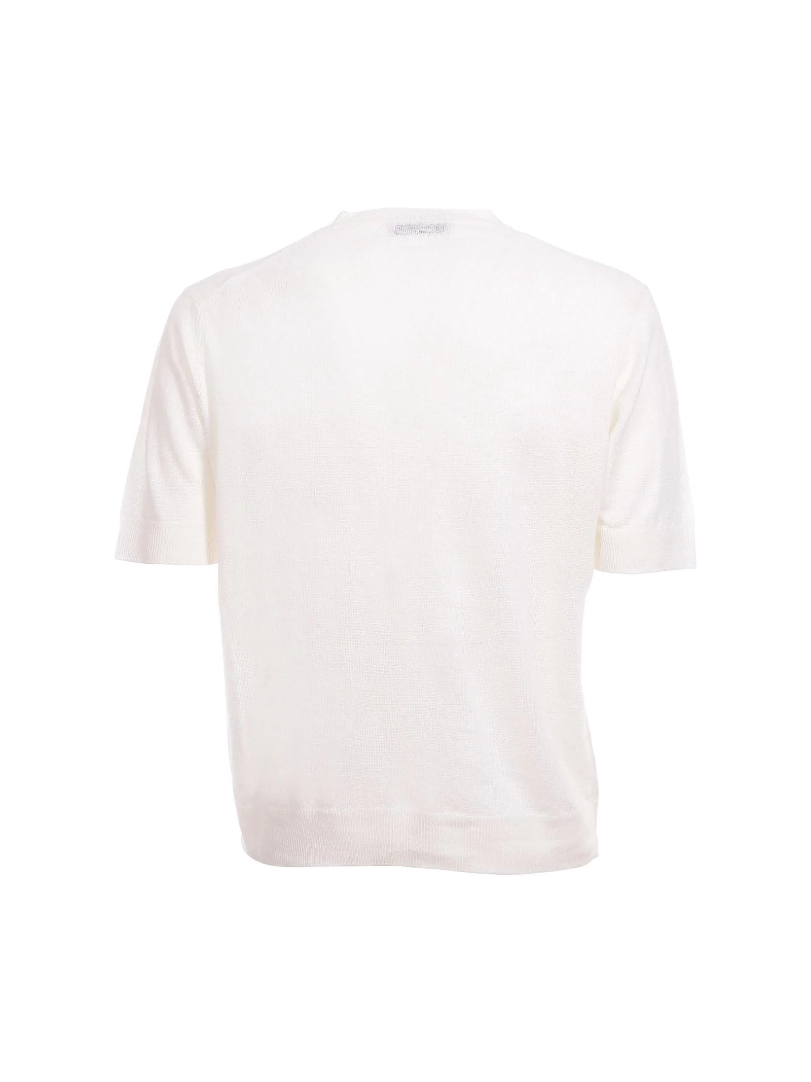 Maglia oversize Portofino bianca in lino - Image 3