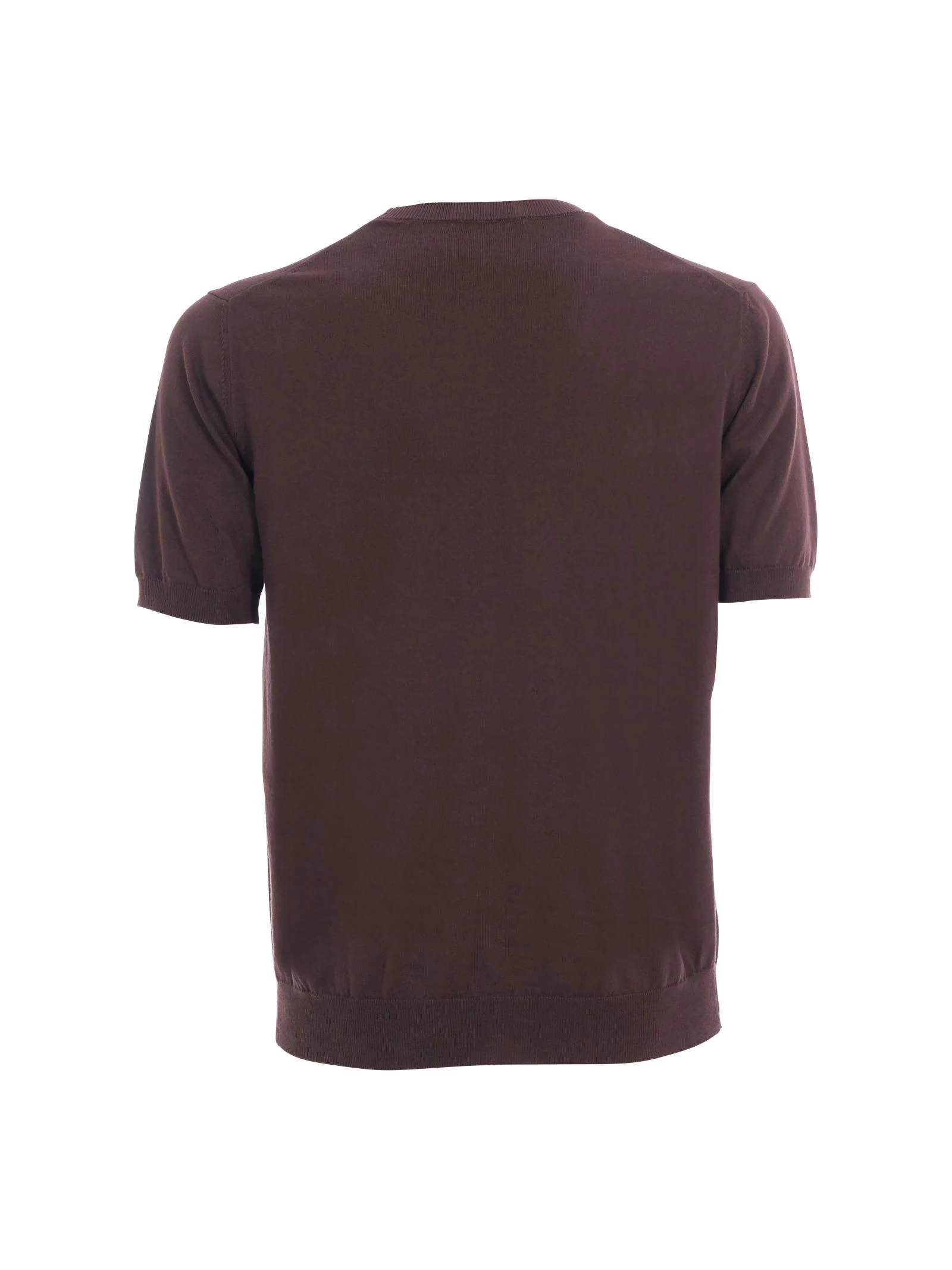 Maglia Portofino moro con profili a coste - Image 3