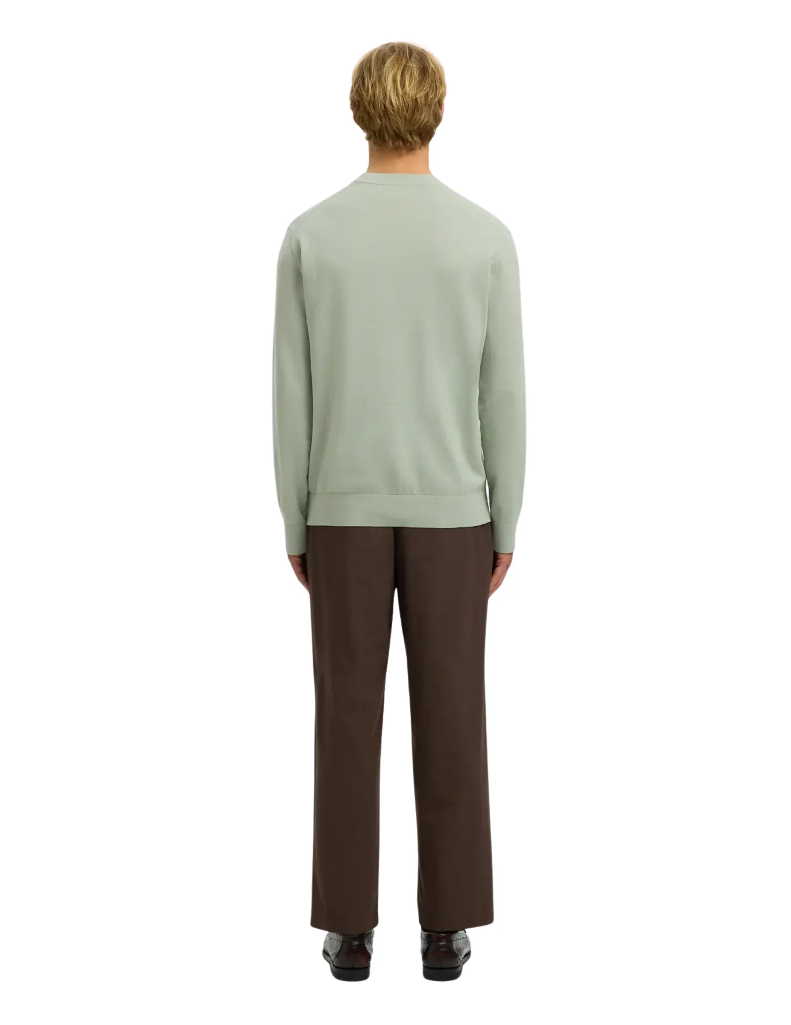 Pullover a maglia Selected verde - Image 3