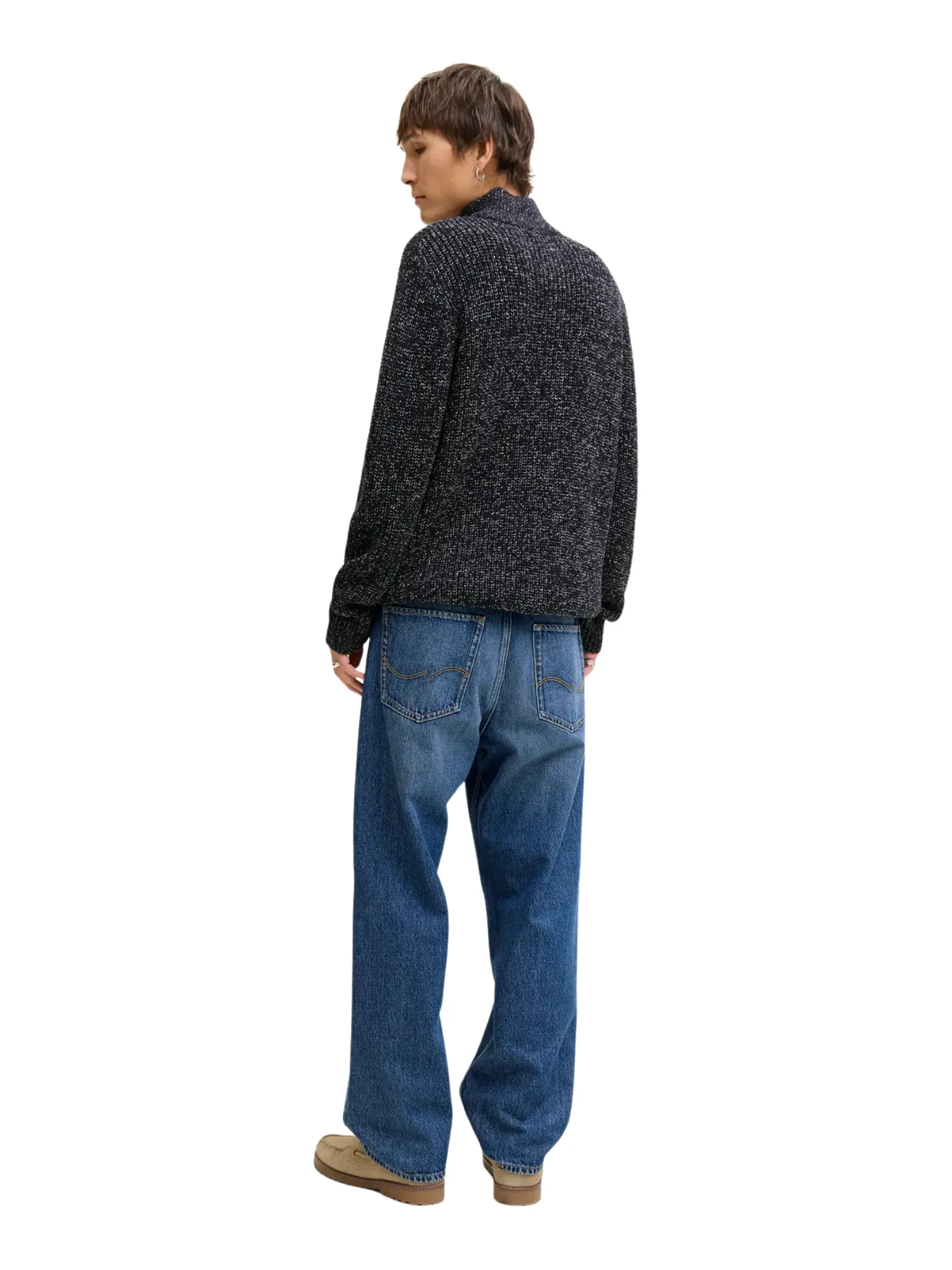 Pullover con zip Jack & Jones blu - Image 3