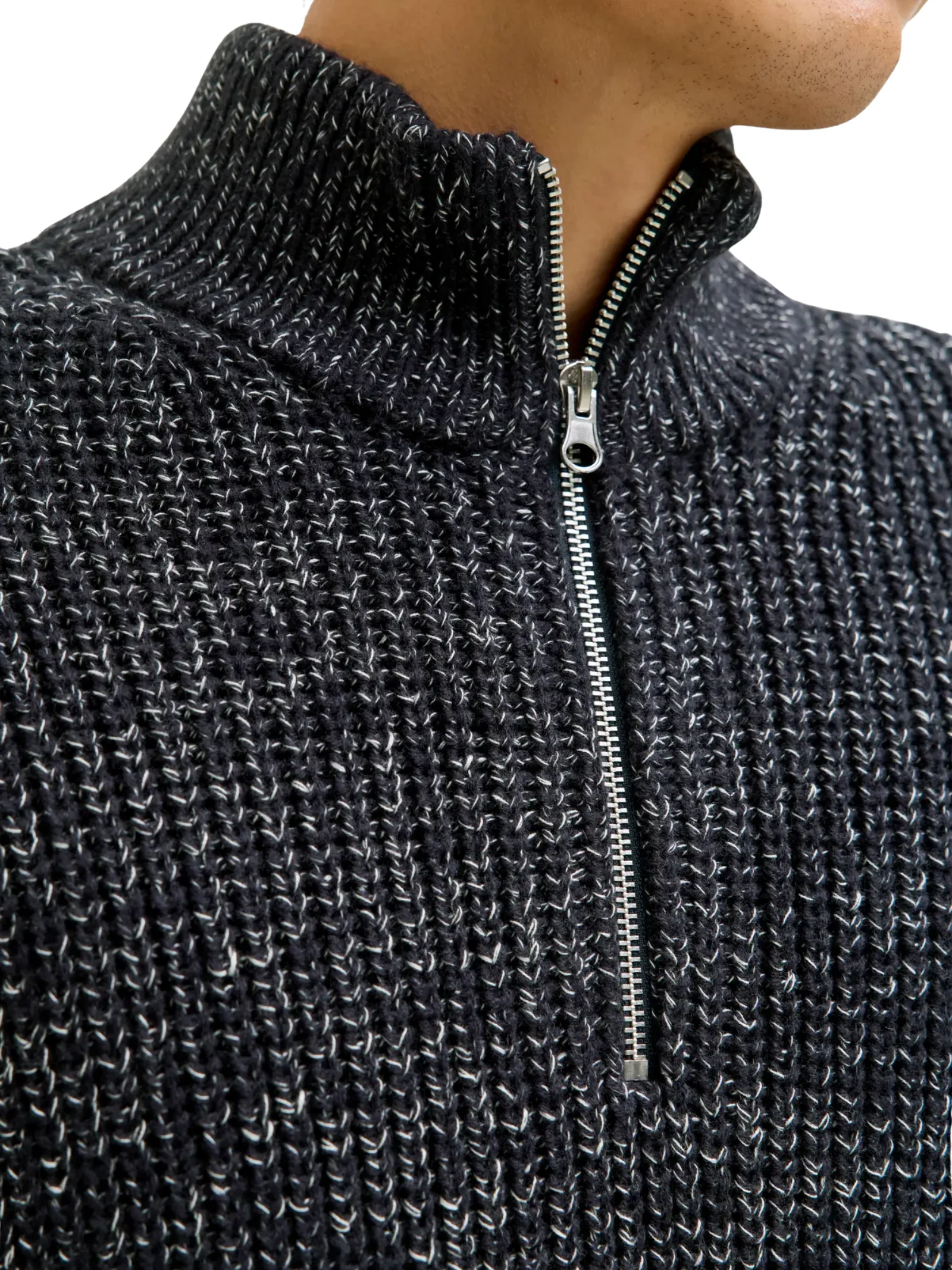 Pullover con zip Jack & Jones blu - Image 4